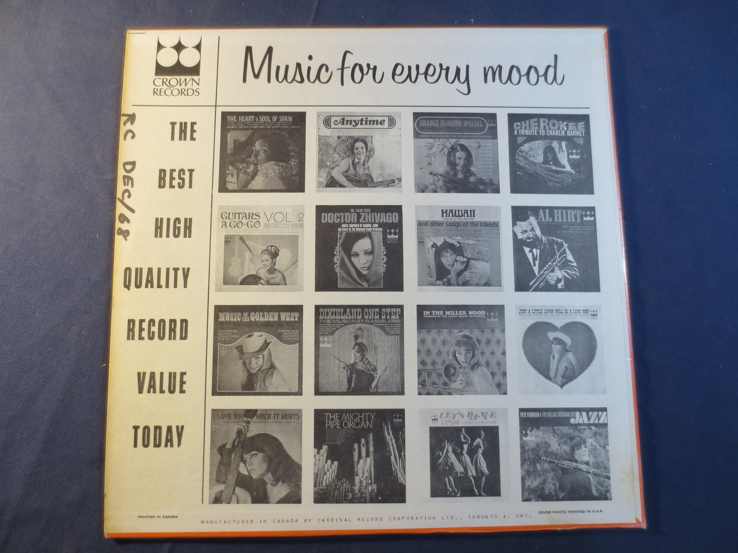 The BAR ROOM Gang, Bar Room SINGING, Vintage Vinyl, Record Vinyl, Record, Vinyl Record, Drinking Record, Vinyl, 1968 Records