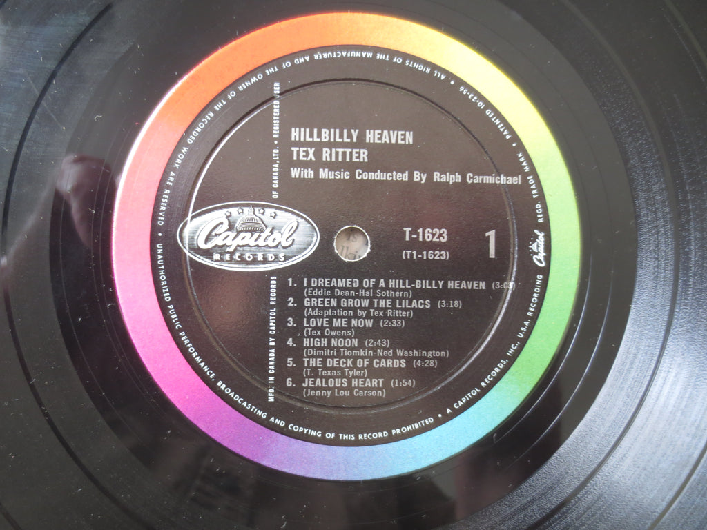 Tex Ritter – Hillbilly Heaven (1961) Vinyl LP