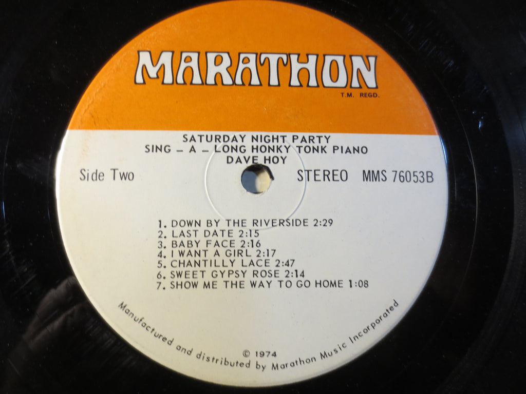 Dave Hoy – Saturday Night Party (1974) Vinyl LP