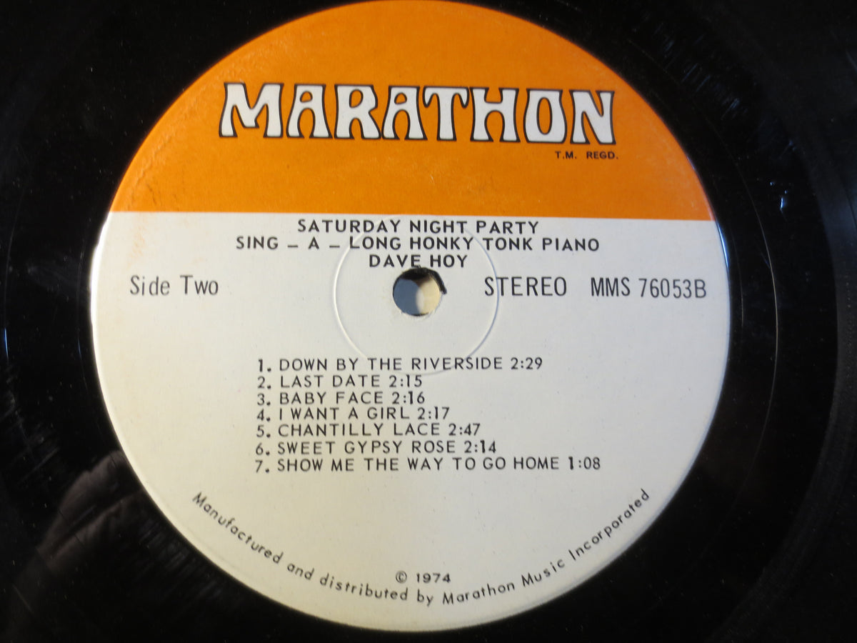 Dave Hoy – Saturday Night Party (1974) Vinyl LP