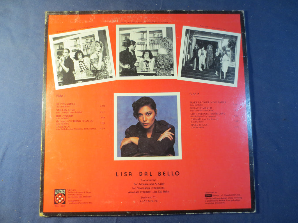 Lisa Dal Bello – Pretty Girls (1978) Vinyl LP