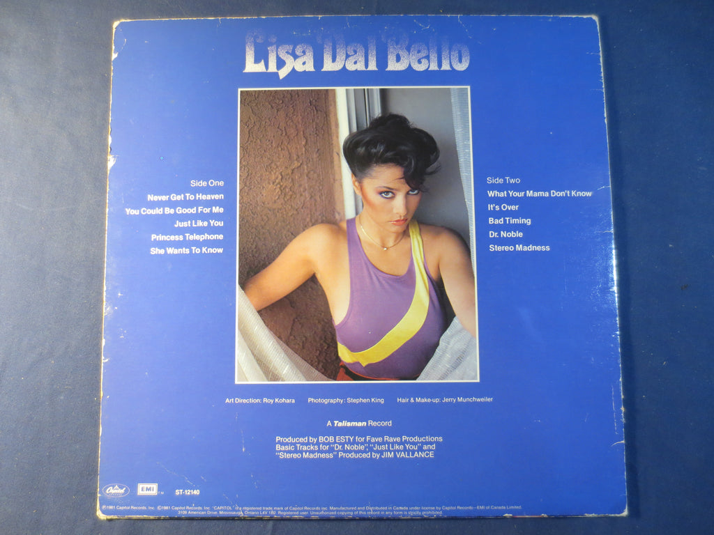 Lisa Dal Bello – Drastic Measures (1981) Vinyl LP