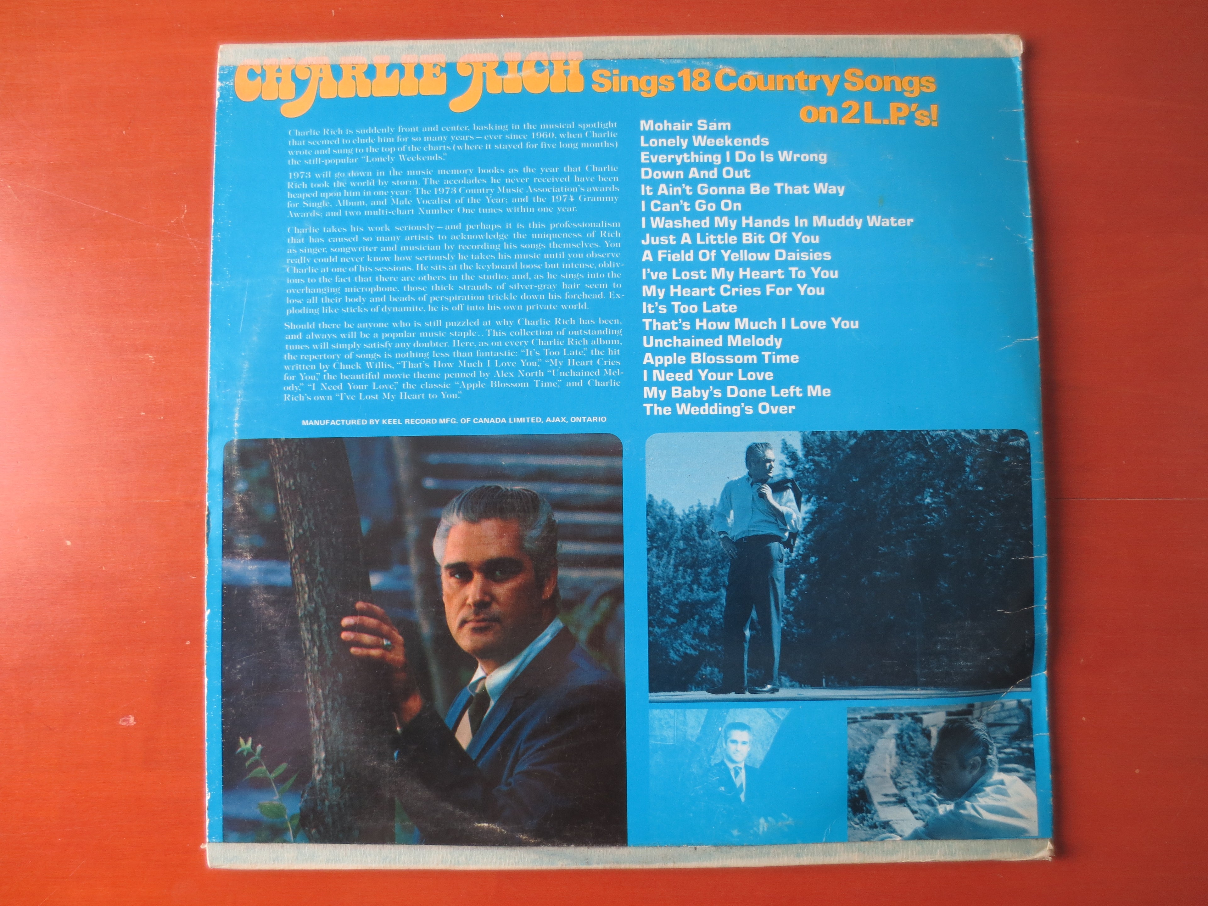 Charlie Rich – 18 Songs for Beautiful Girls (1973) [Vinyl 2xLP]