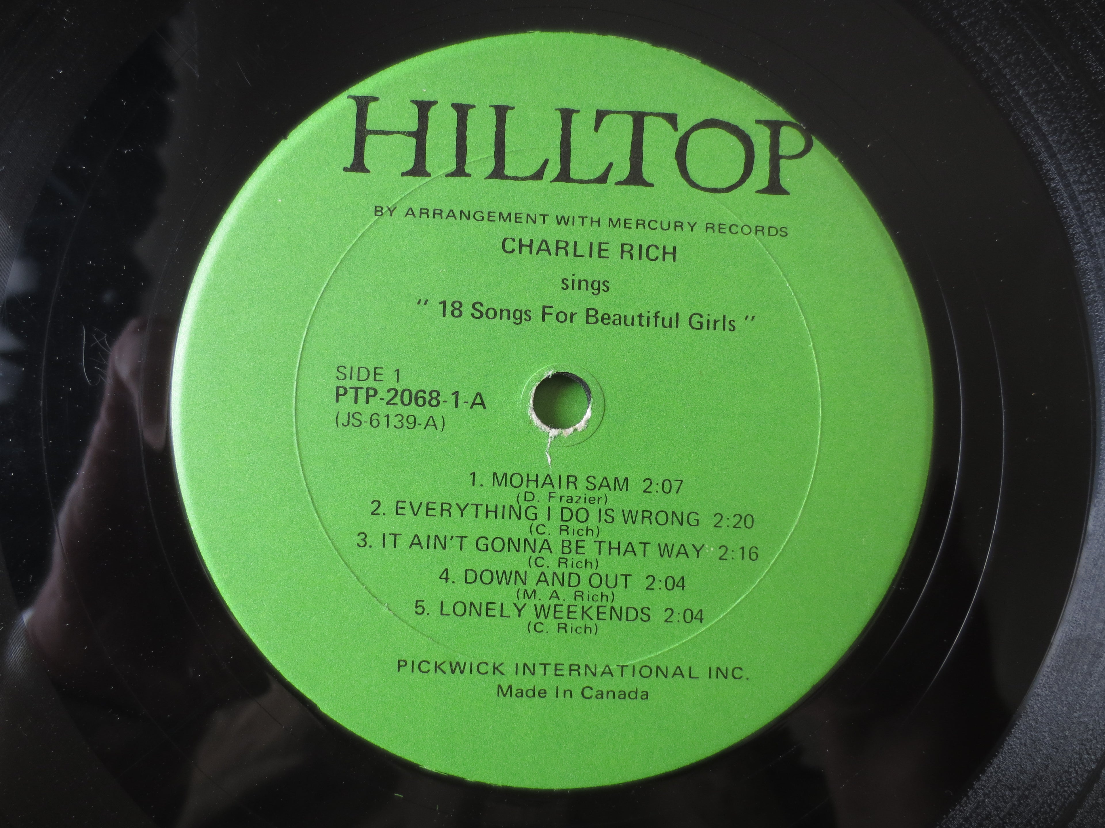 Charlie Rich – 18 Songs for Beautiful Girls (1973) [Vinyl 2xLP]