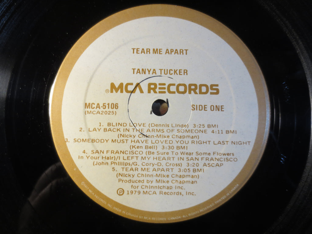 Tanya Tucker – Tear Me Apart (1979) Vinyl LP