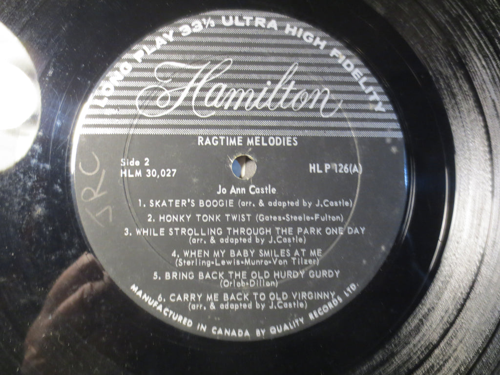 Jo Ann Castle – Ragtime Melodies (1964) Vinyl LP