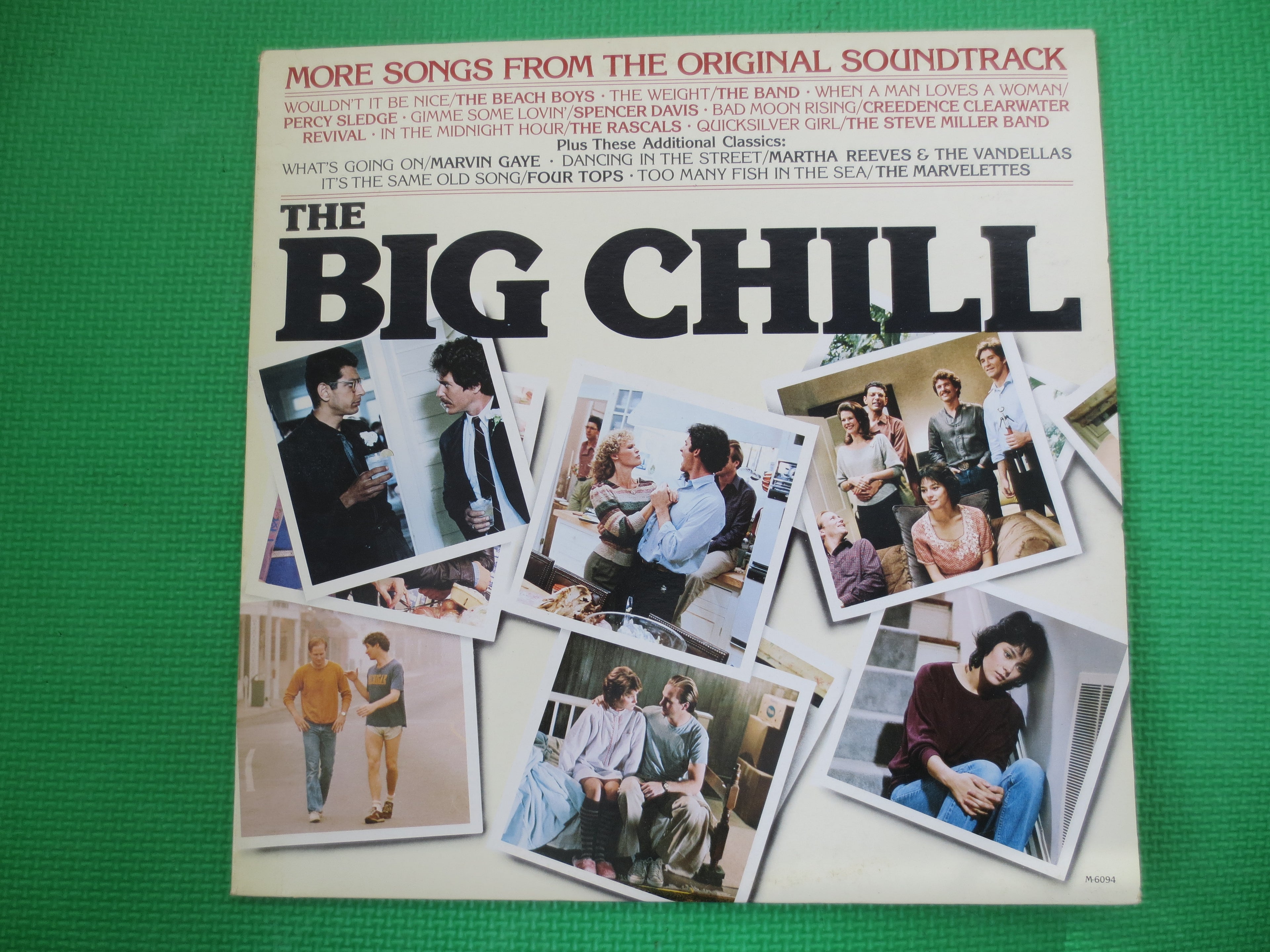 The BIG CHILL, Soundtrack LP, Motown, Marvin Gaye, 1983 Vintage Record