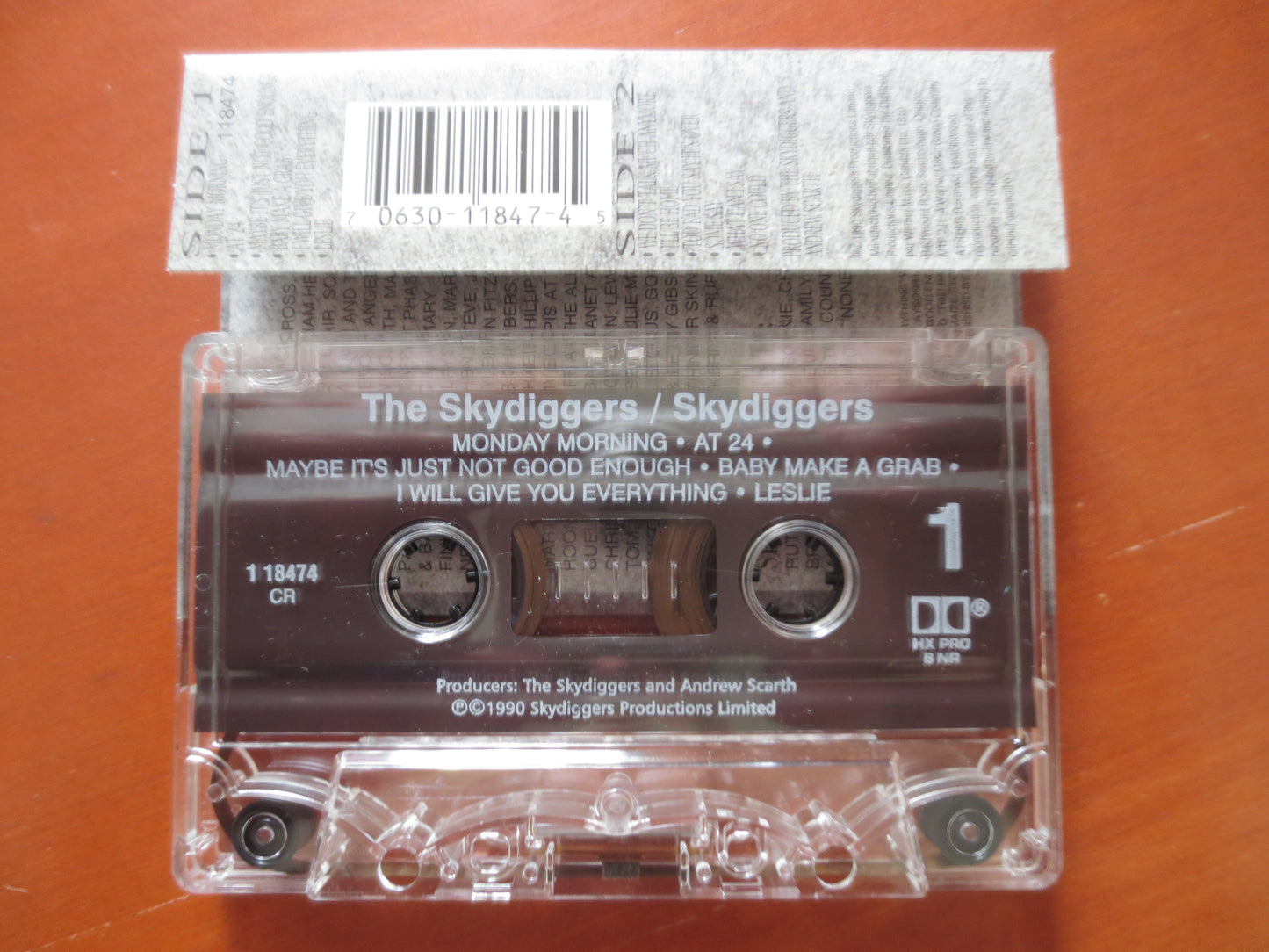 SKYDIGGERS, Country Rock Tape, SKYDIGGERS Lp, Tape Cassette, Country Cassette, SKYDIGGERS Cassette, Tapes, 1990 Cassette