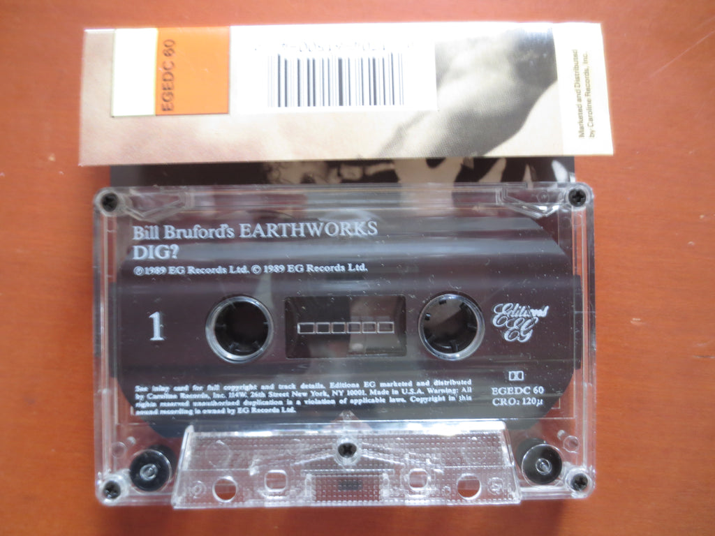 Bill Bruford's Earthworks – Dig? (1989) Cassette