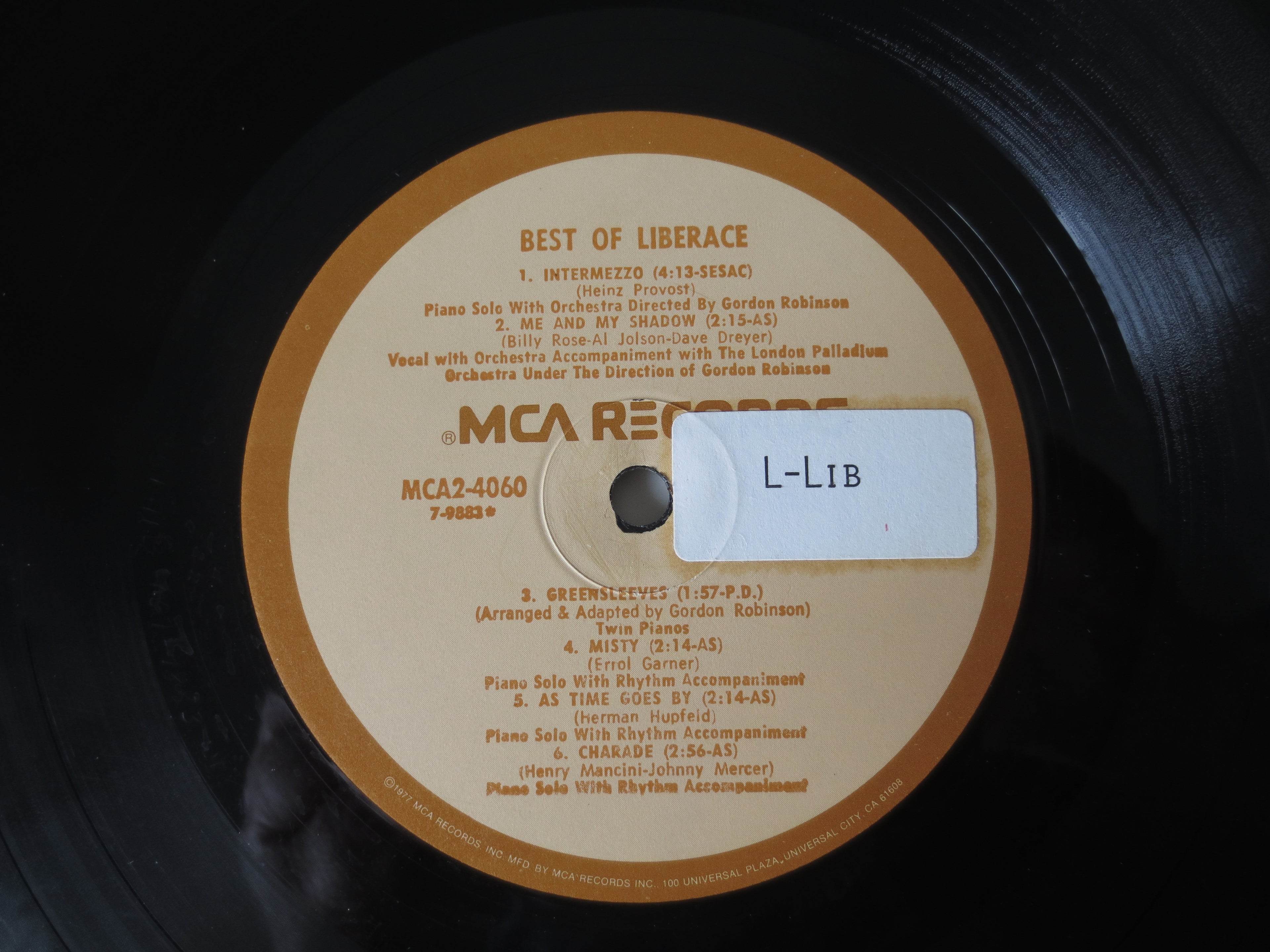 Liberace – The Best of Liberace (1972) Double Vinyl LP
