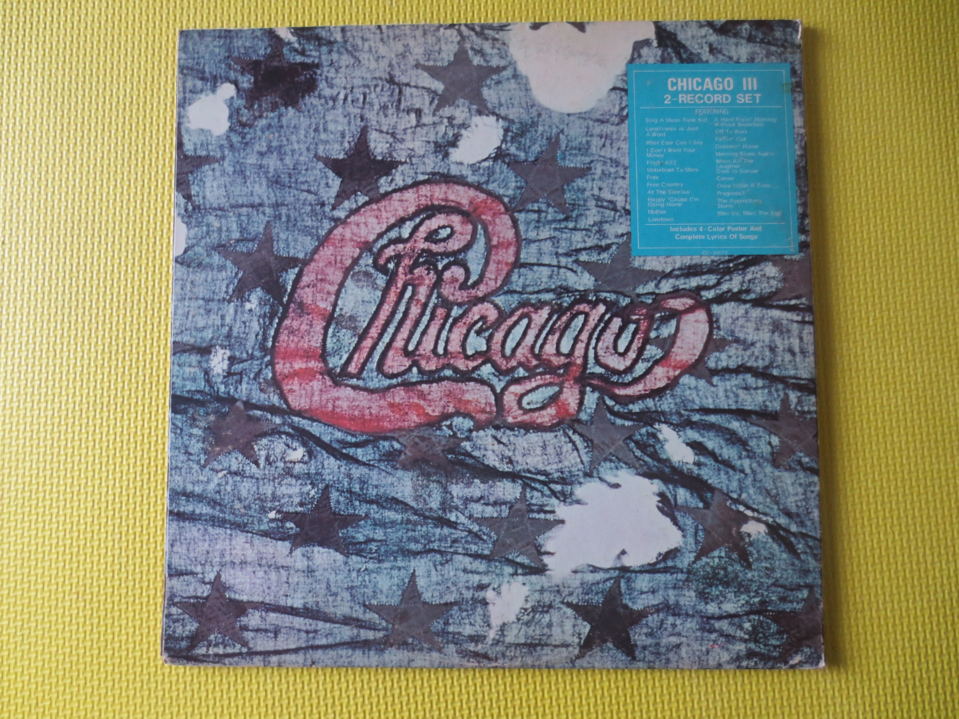 CHICAGO, CHICAGO 3, CHICAGO Records, Vintage Vinyl, Record Vinyl, lps, Vinyl Record, Vinyl lps, Rock Record, 1970 Records