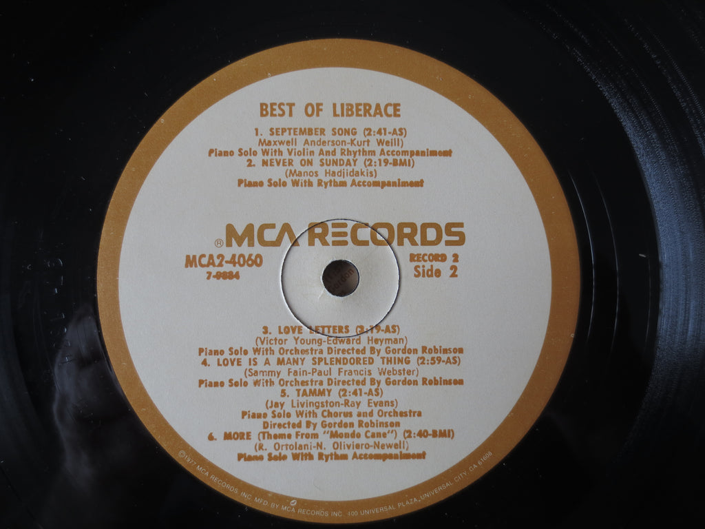Liberace – The Best of Liberace (1972) Double Vinyl LP