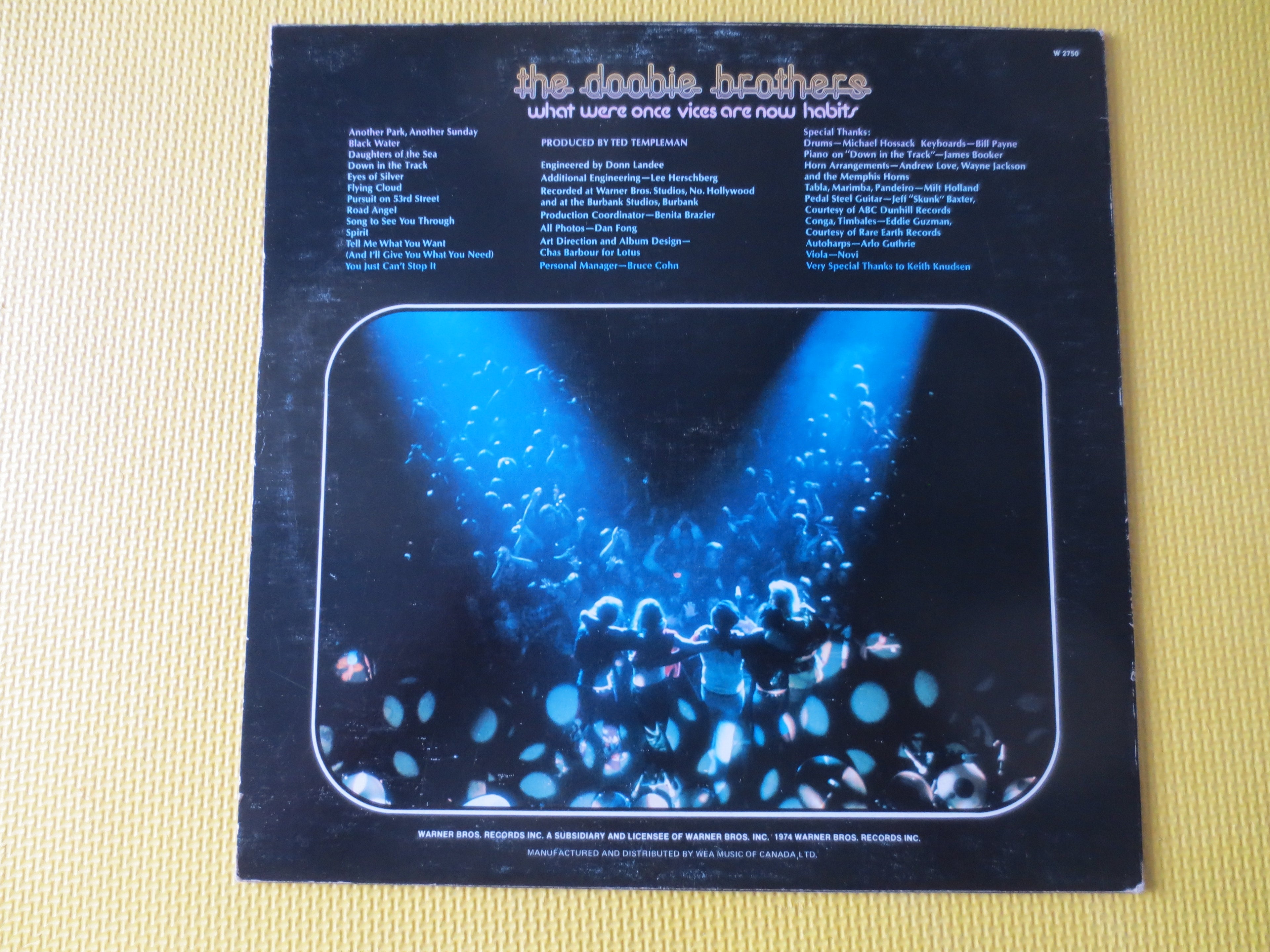 The Doobie Brothers – What Were Once Vices Are Now Habits, 1974 Vinyl LP
