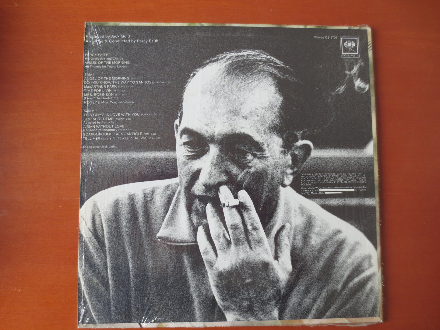 PERCY FAITH, ANGEL of the Morning, Percy Faith Album, Percy Faith Vinyl, Percy Faith Music, Jazz Lp, Lp, 1968 Record