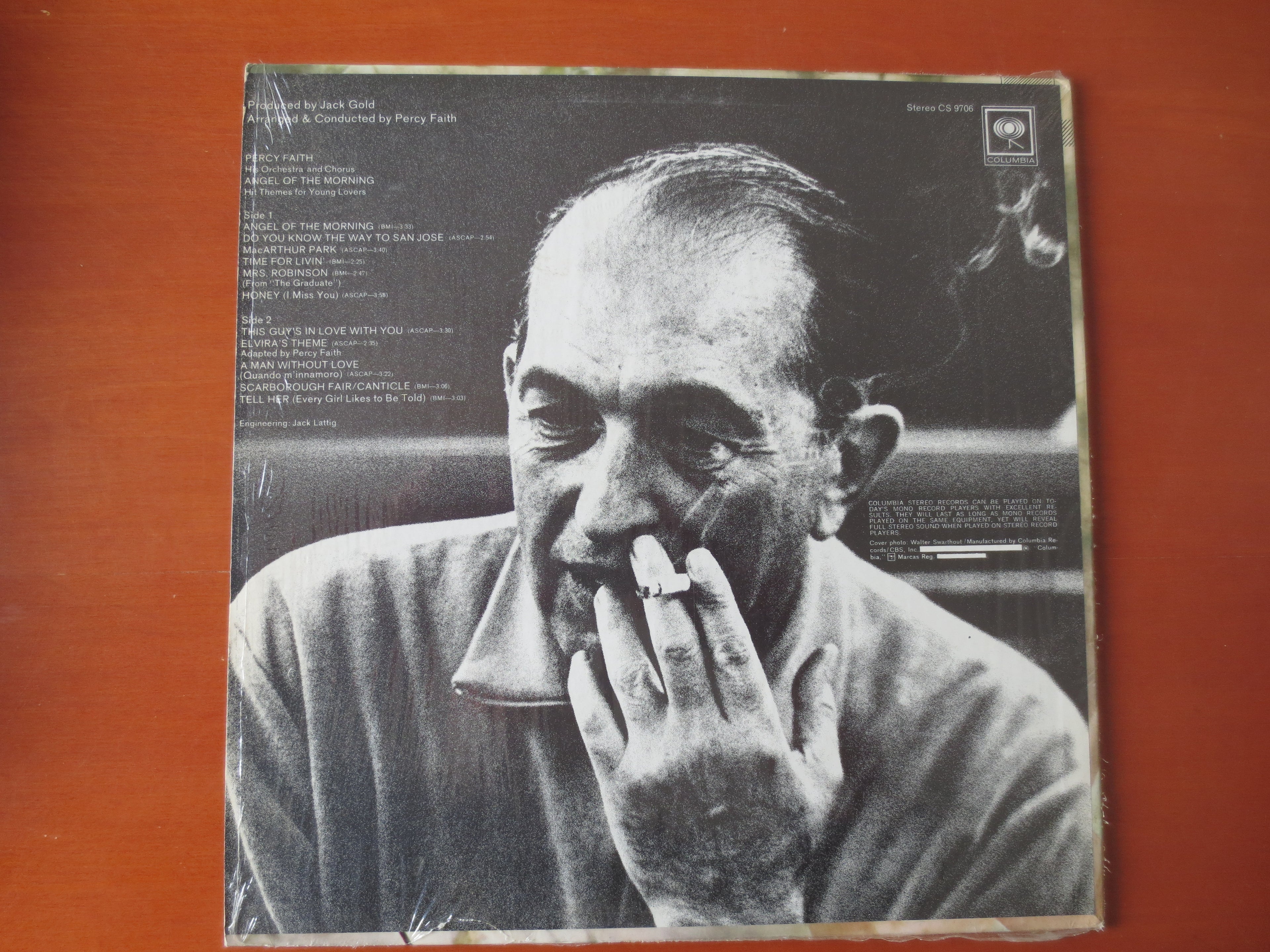 Percy Faith – Angel of the Morning (1968) Vinyl LP