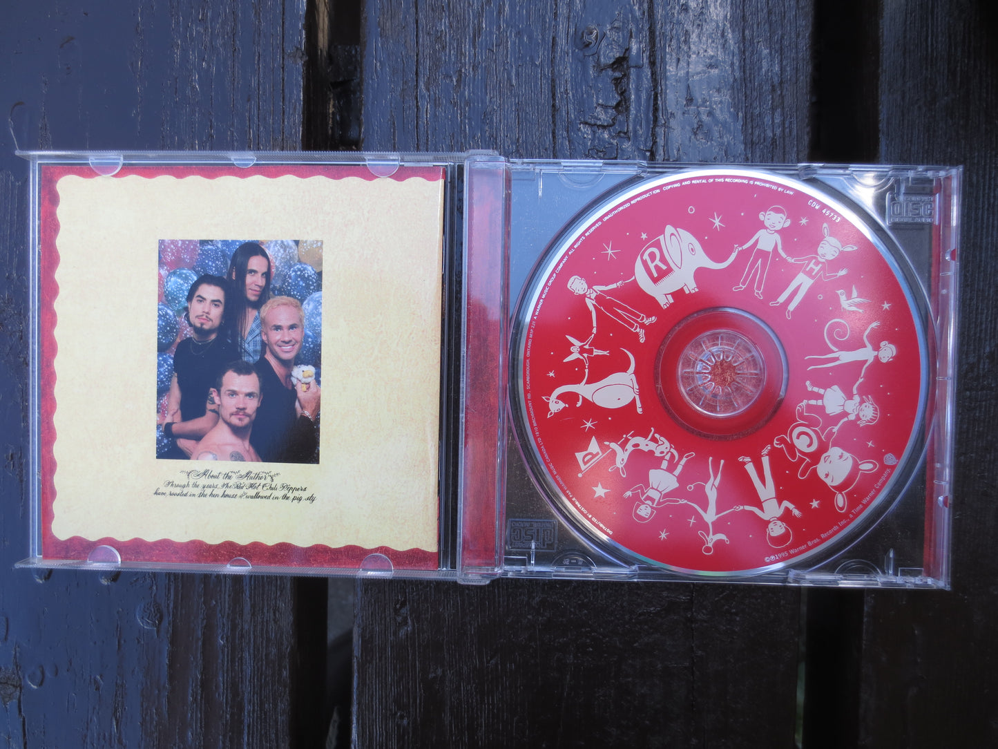 Red HOT, CHILE PEPPERS, One Hot Minute Cd, Chile Peppers Album, Rock Cd, Rock Music Cd, Vintage Rock Cd, 1995 Compact Discs