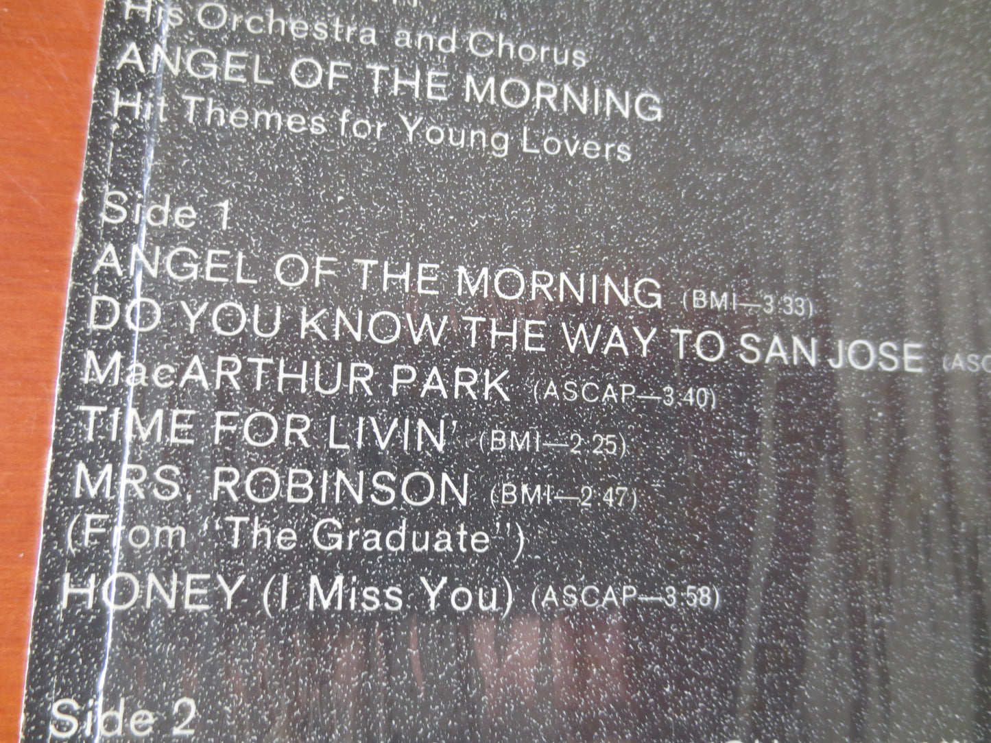 PERCY FAITH, ANGEL of the Morning, Percy Faith Album, Percy Faith Vinyl, Percy Faith Music, Jazz Lp, Lp, 1968 Record