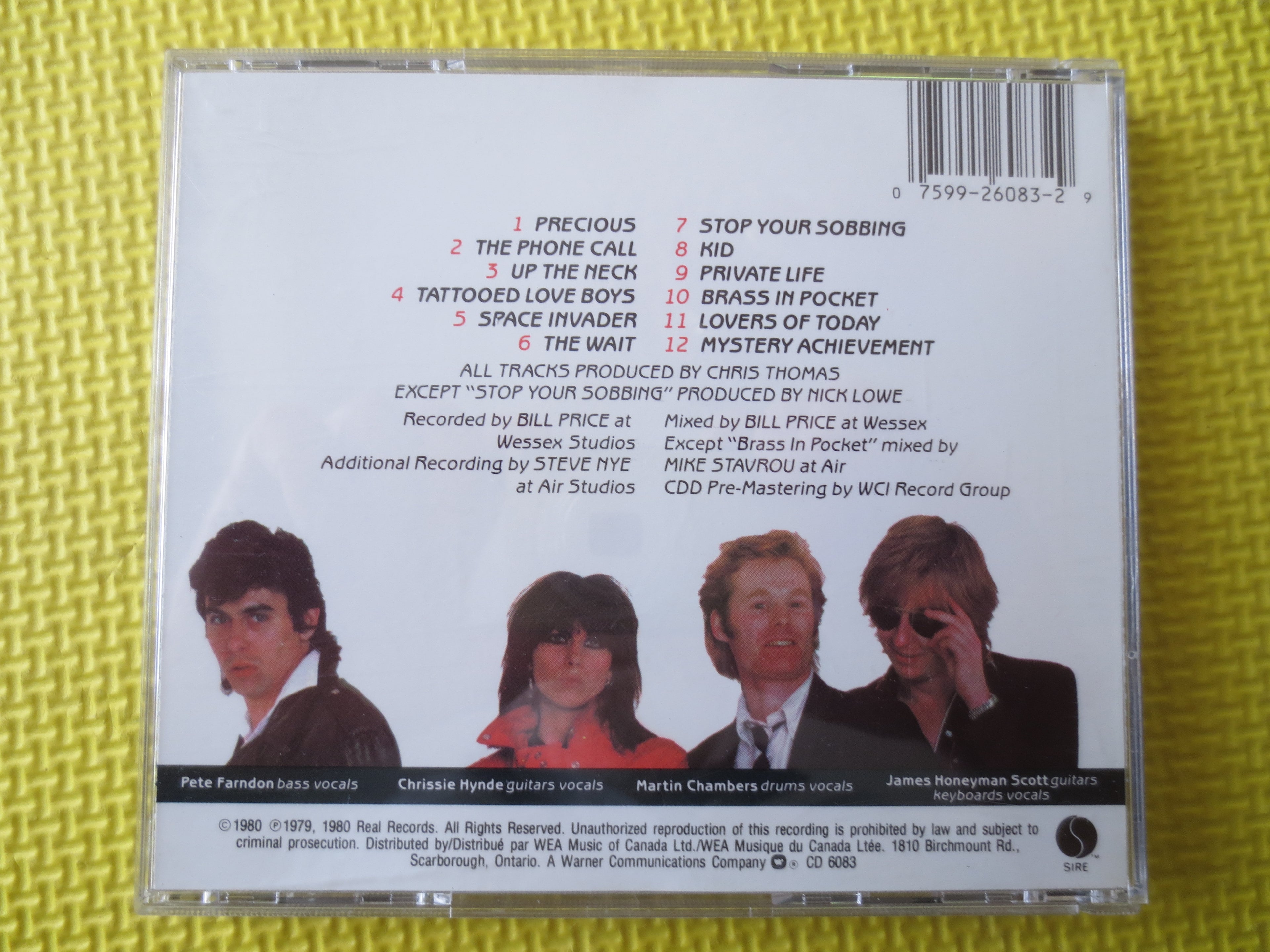 The Pretenders – Pretenders (1986) CD