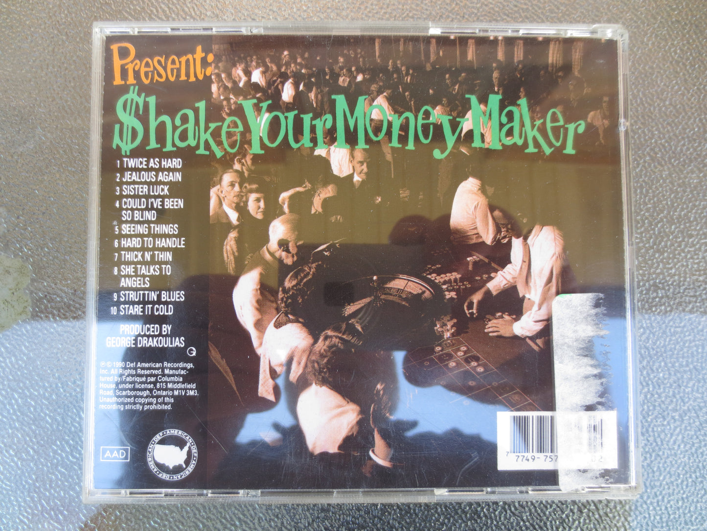 The BLACK CROWES, Shake Your MONEY, Black Crowes Cd, Black Crowes Lp, Rock Cd, Classic Rock Cd, Music Cd, 1990 Compact Disc