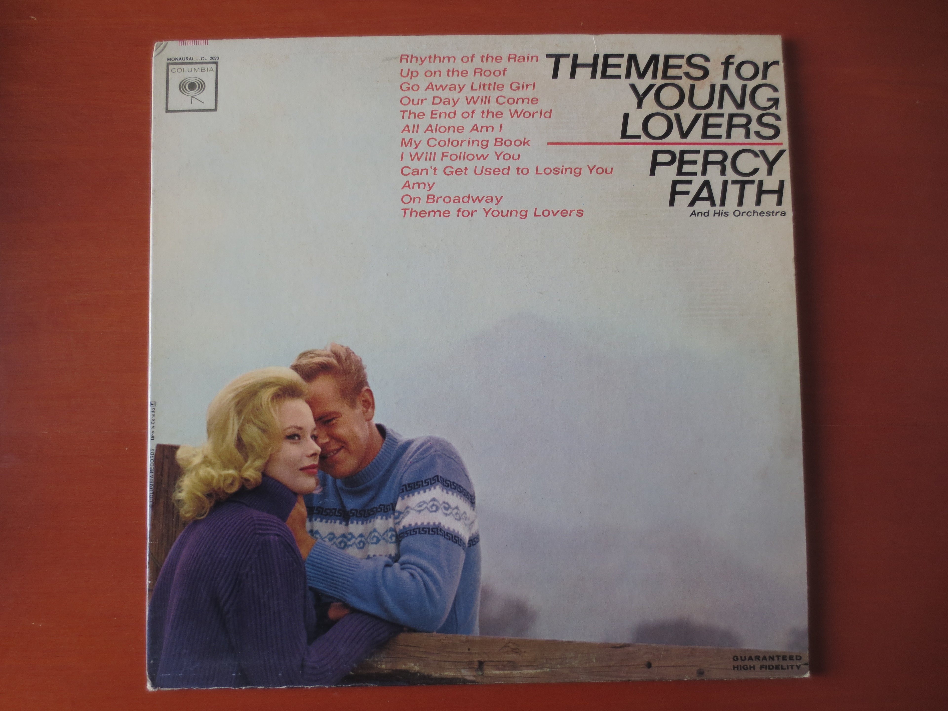 Percy Faith – Themes for Young Lovers (1963) Vinyl LP