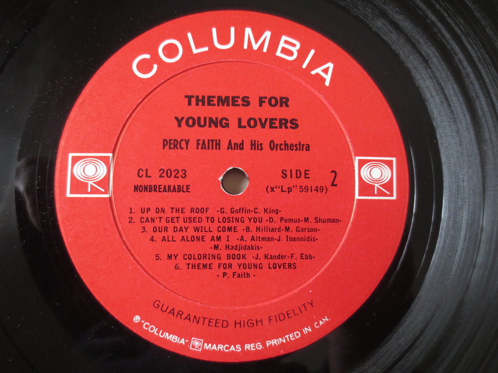 Percy Faith – Themes for Young Lovers (1963) Vinyl LP