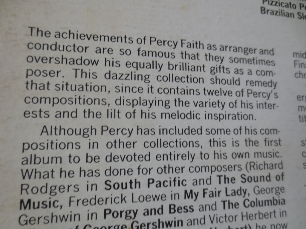 Percy Faith – Carefree (1961) Vinyl LP