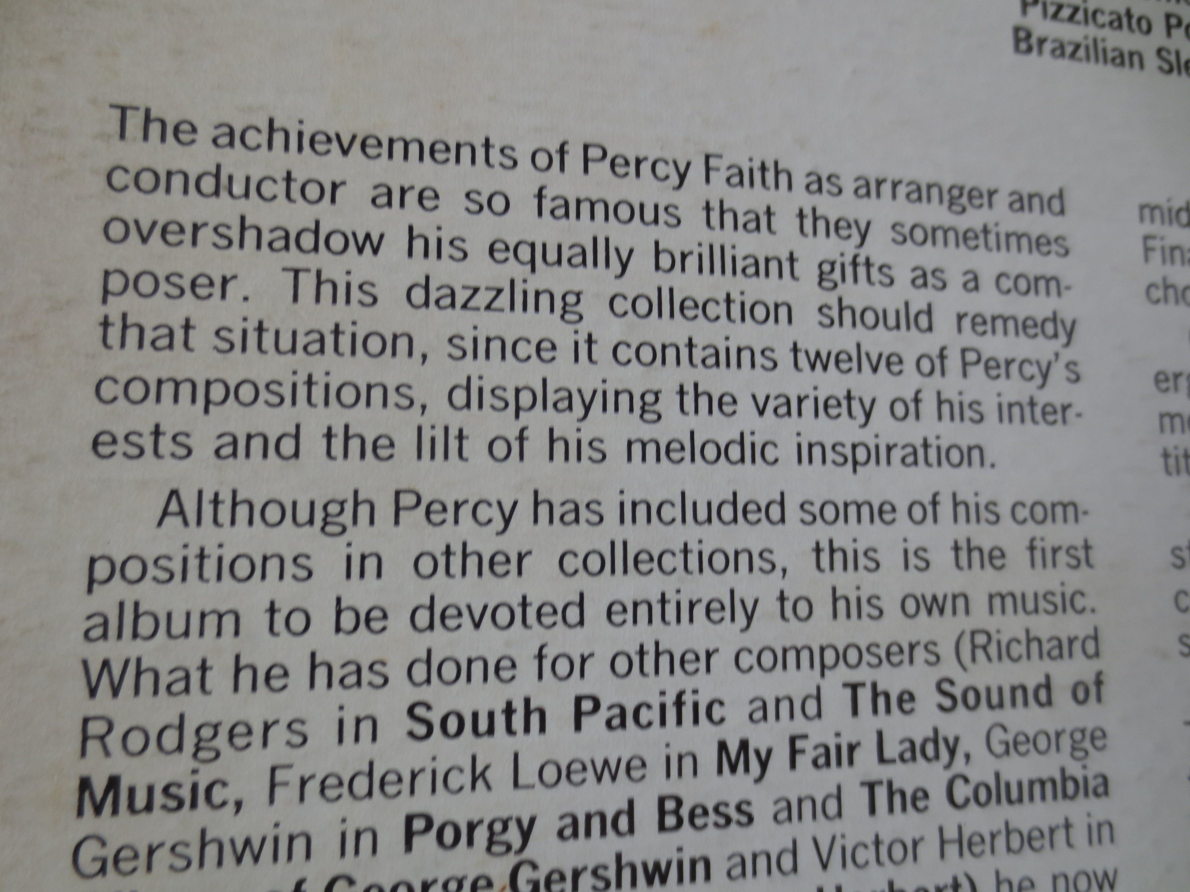 Percy Faith – Carefree (1961) Vinyl LP