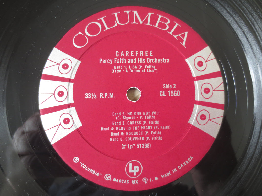 Percy Faith – Carefree (1961) Vinyl LP