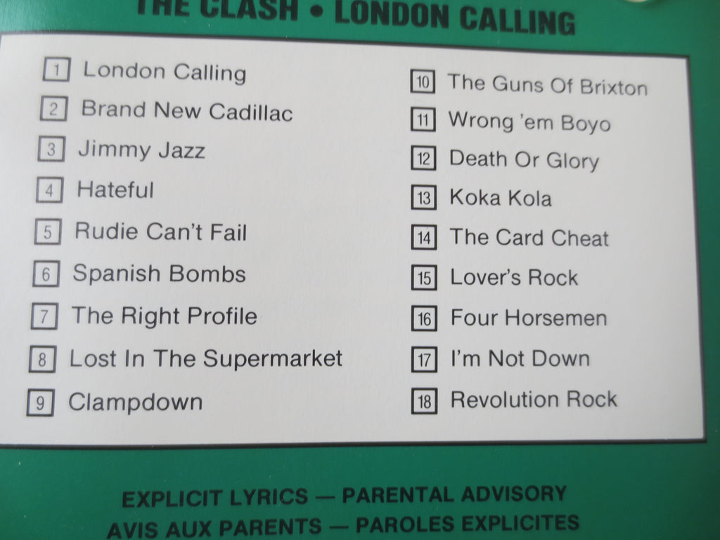 The Clash – London Calling (1986) CD
