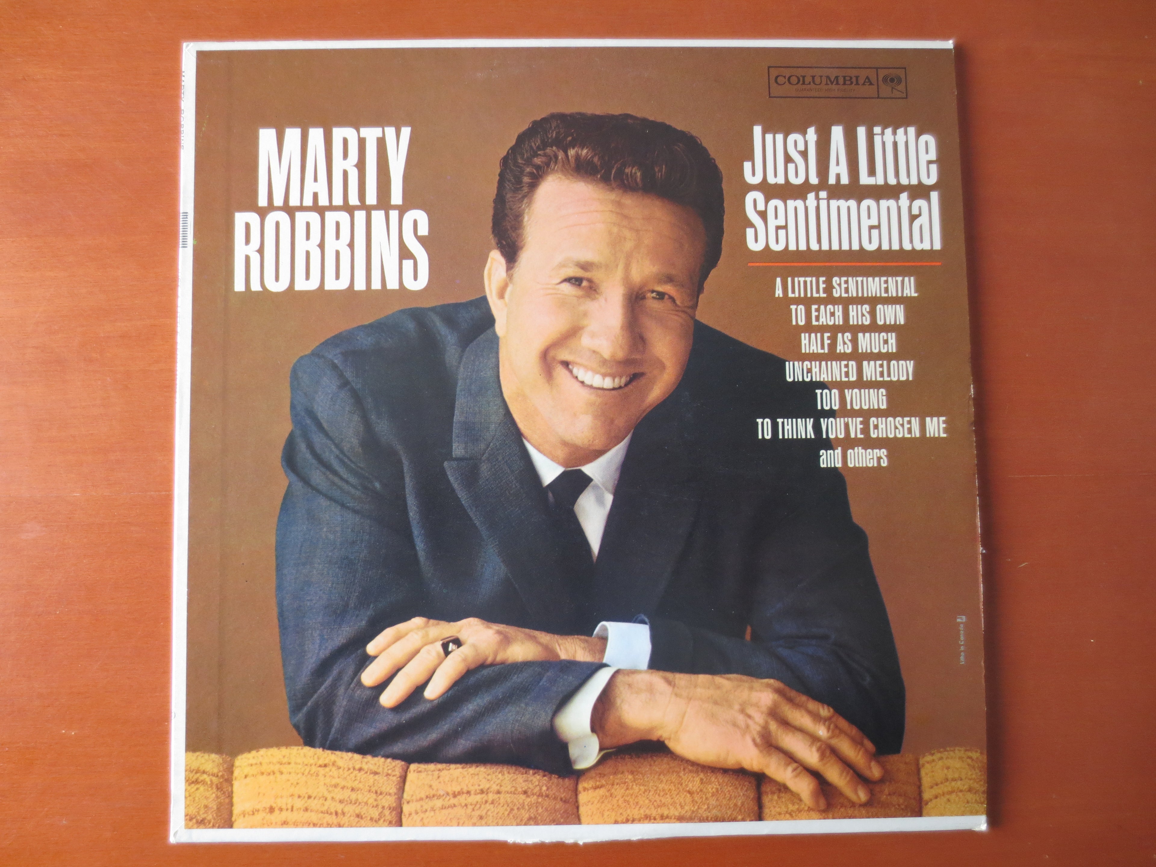 Marty Robbins – Just A Little Sentimental (1961) Vinyl LP