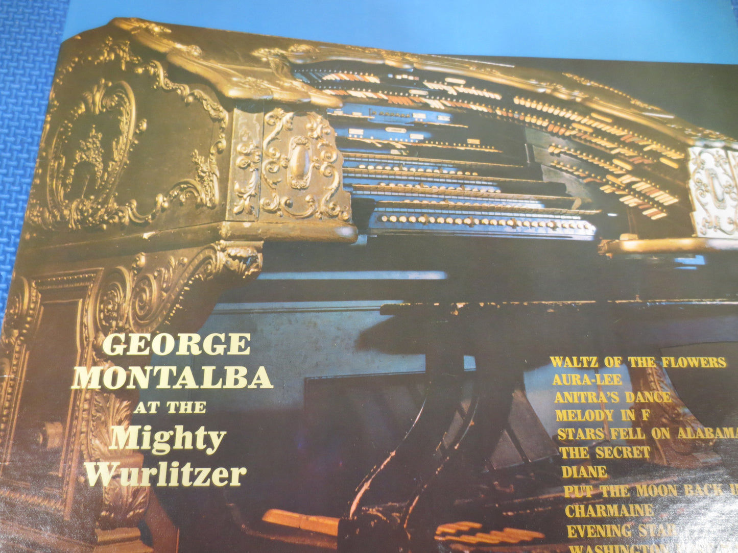 GEORGE MONTALBA, Pipe ORGAN Favorites, Robert Hunter, Vintage Vinyl, Record Vinyl, Record, Vinyl Record, Lps, 1958 Records