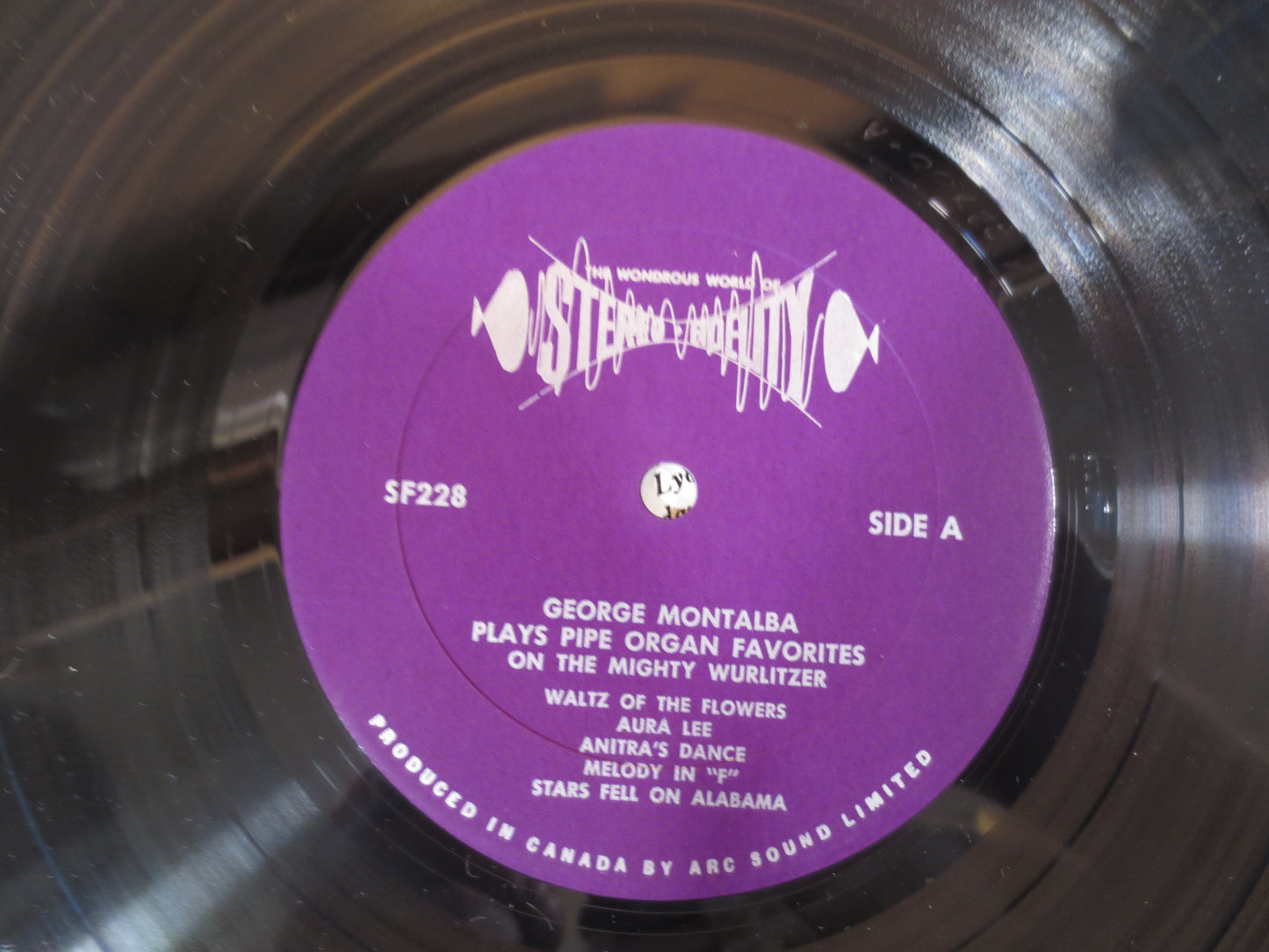 GEORGE MONTALBA, Pipe ORGAN Favorites, Robert Hunter, Vintage Vinyl, Record Vinyl, Record, Vinyl Record, Lps, 1958 Records