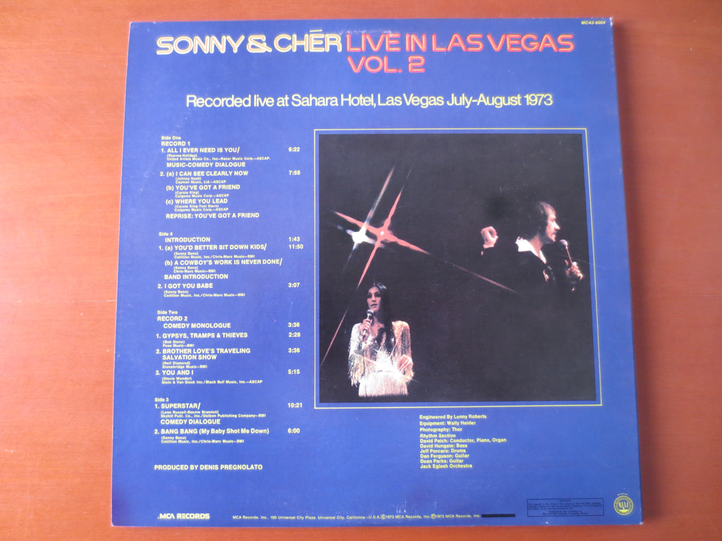 Sonny & Cher – Live in Las Vegas Vol. 2 (1973) Vinyl LP
