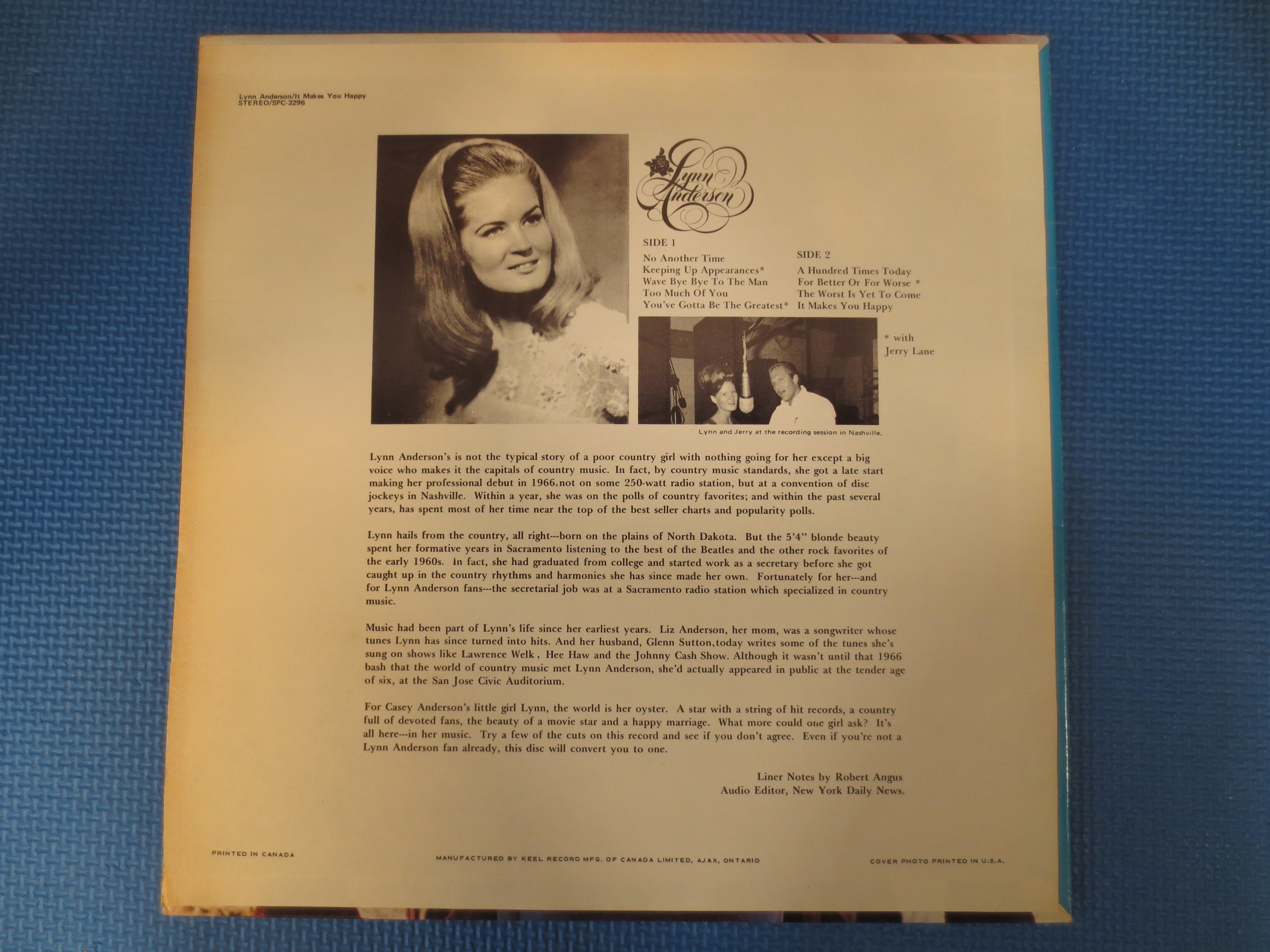 Lynn Anderson – It Makes You Happy (1974) Vinyl LP