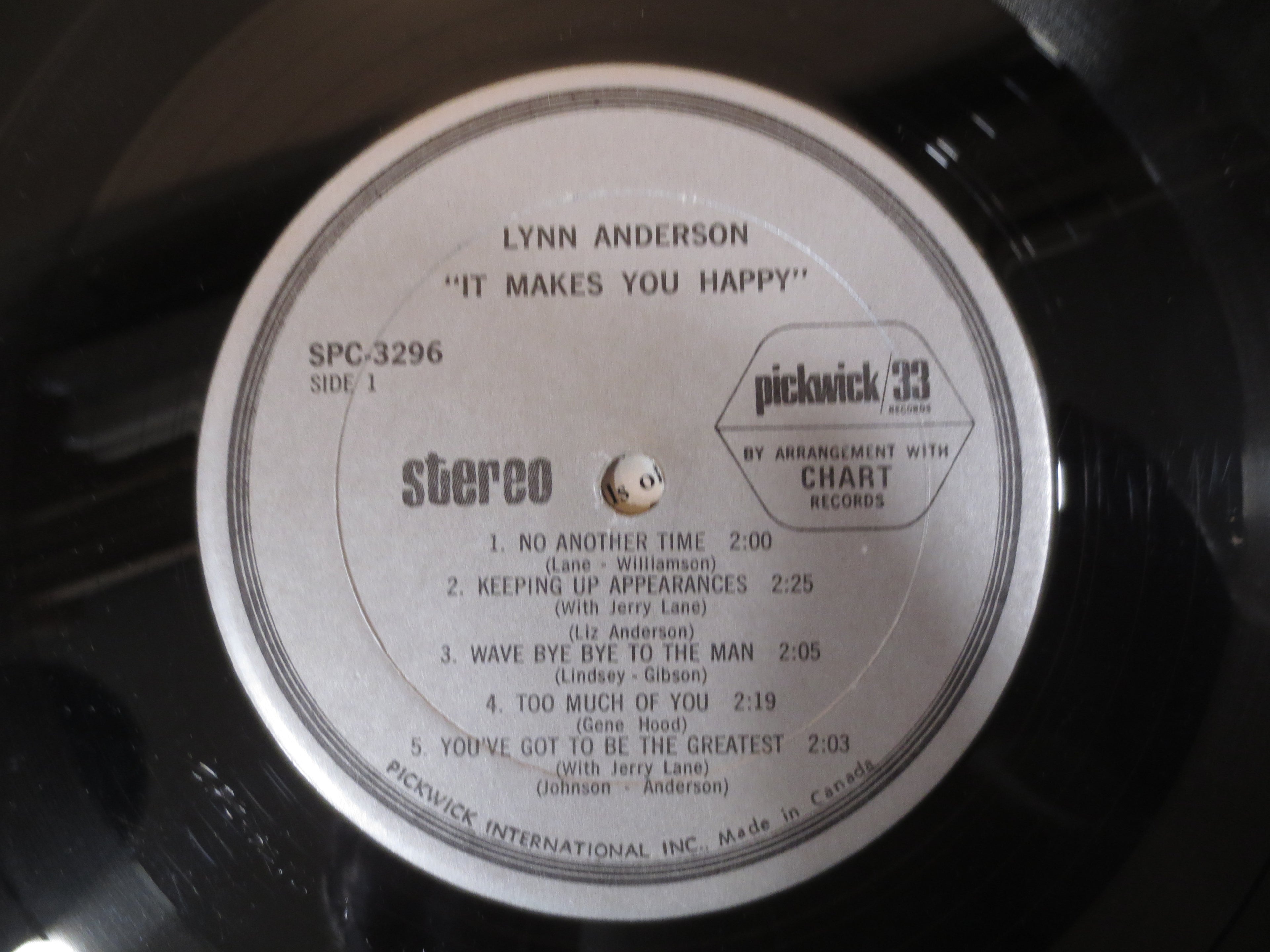 Lynn Anderson – It Makes You Happy (1974) Vinyl LP