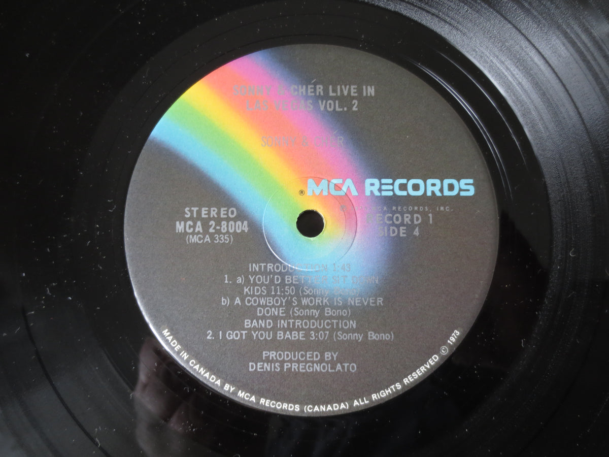 Sonny & Cher – Live in Las Vegas Vol. 2 (1973) Vinyl LP