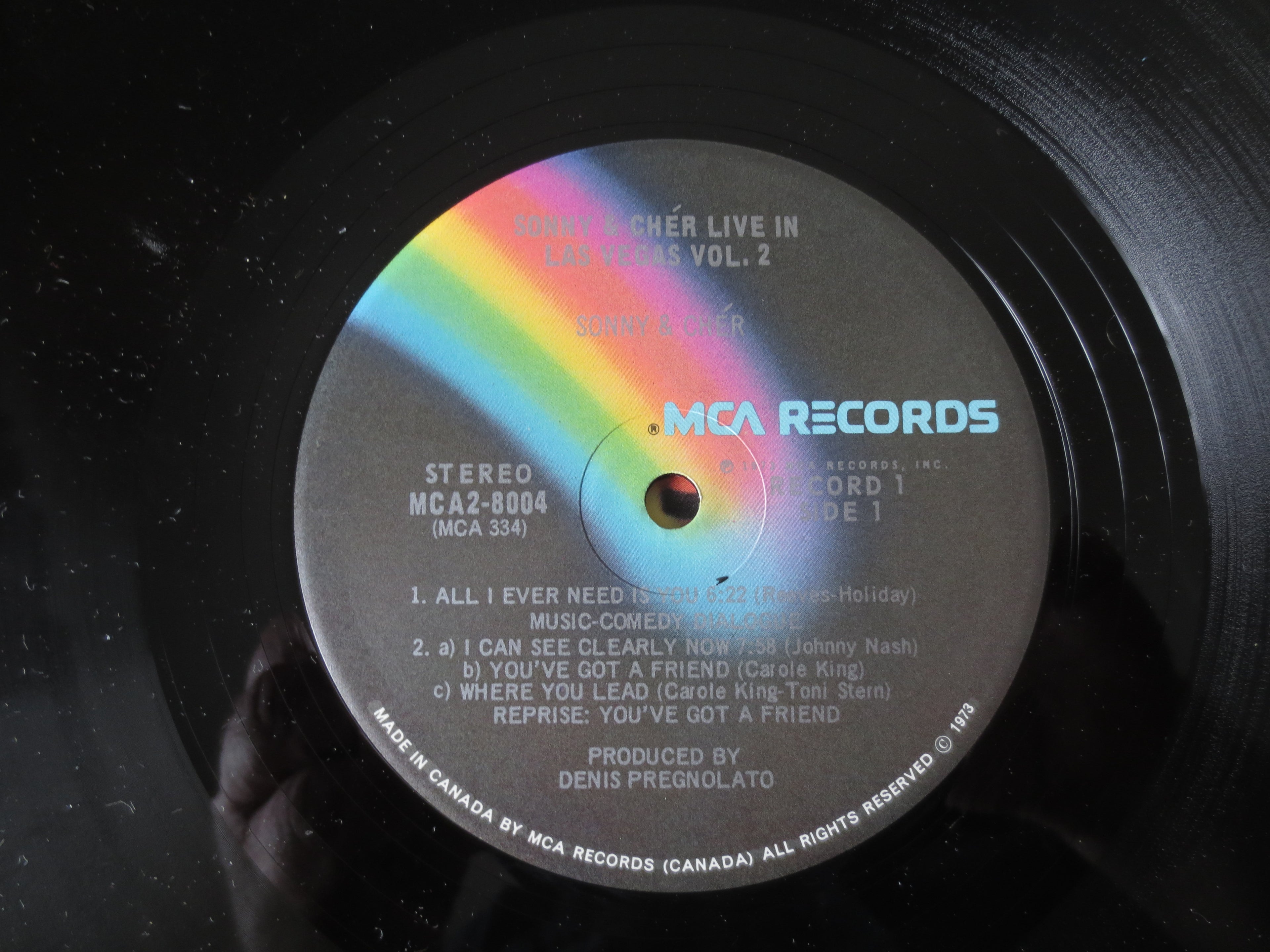 Sonny & Cher – Live in Las Vegas Vol. 2 (1973) Vinyl LP