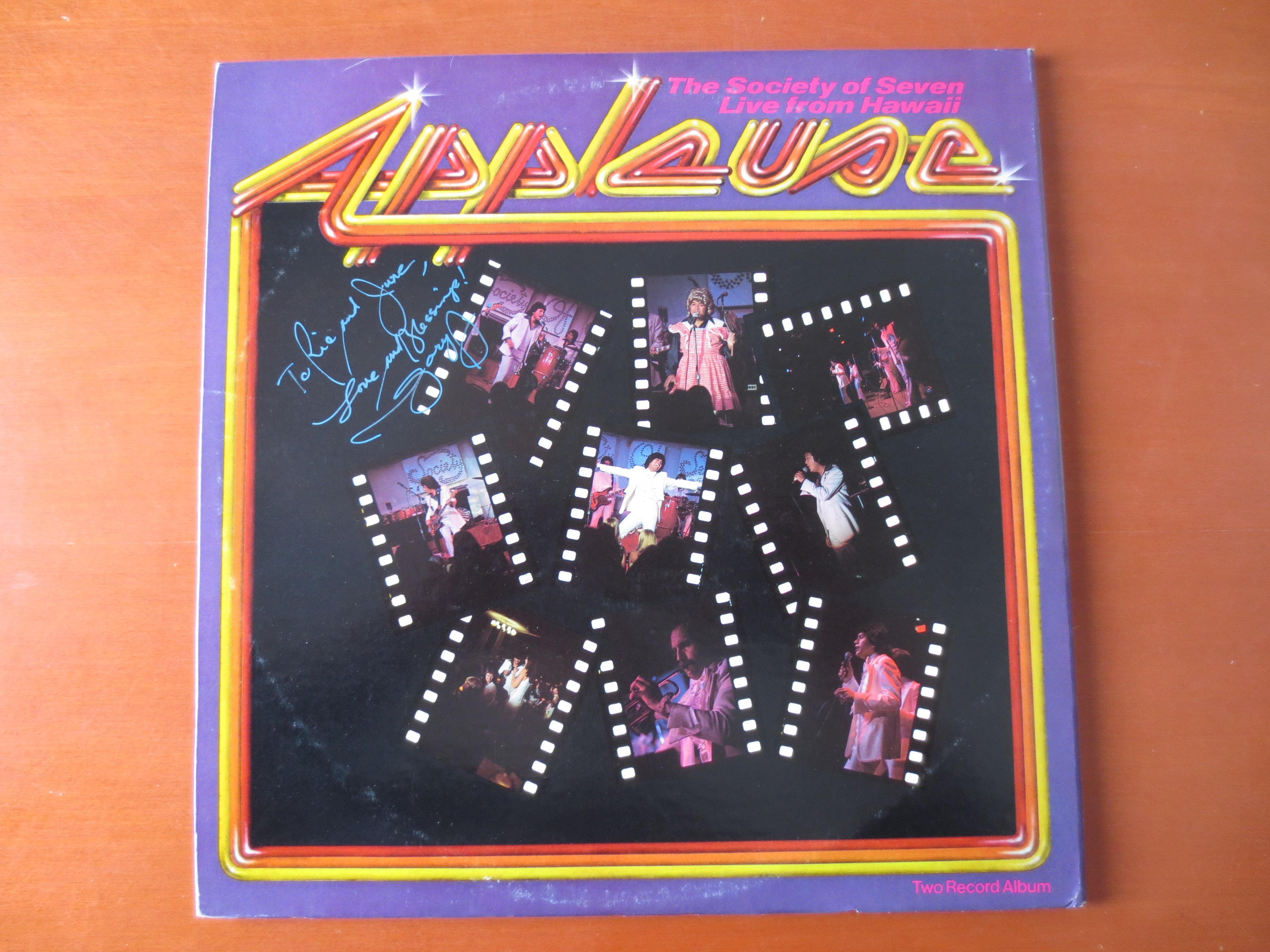 Society of Seven – Applause (1976) Vinyl 2xLP – Autographed