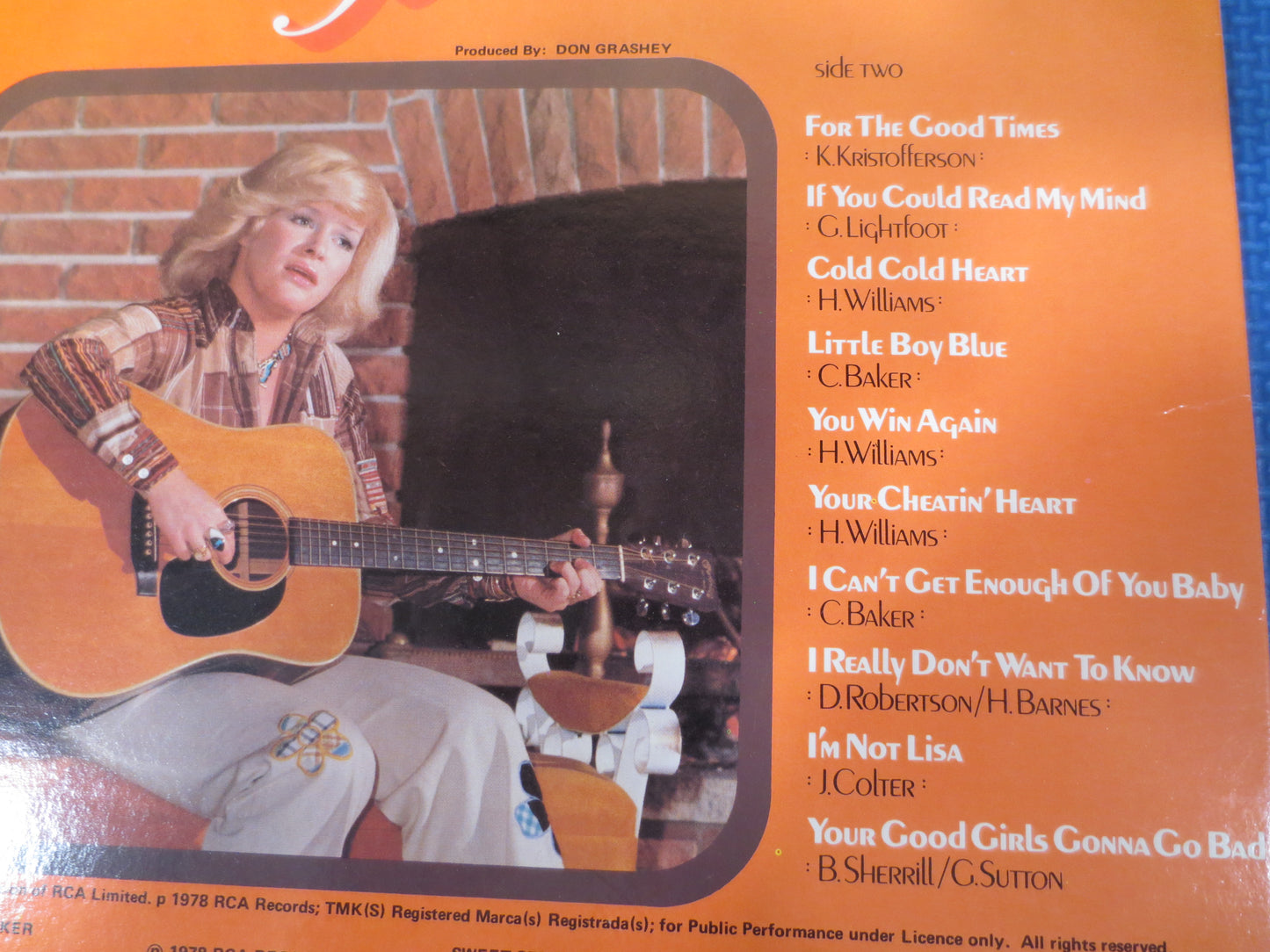 CARROLL BAKER, Carroll Baker Album, Carroll Baker Vinyl, Carroll Baker Lp, Vintage Vinyl, Vinyl Album, 1978 Records