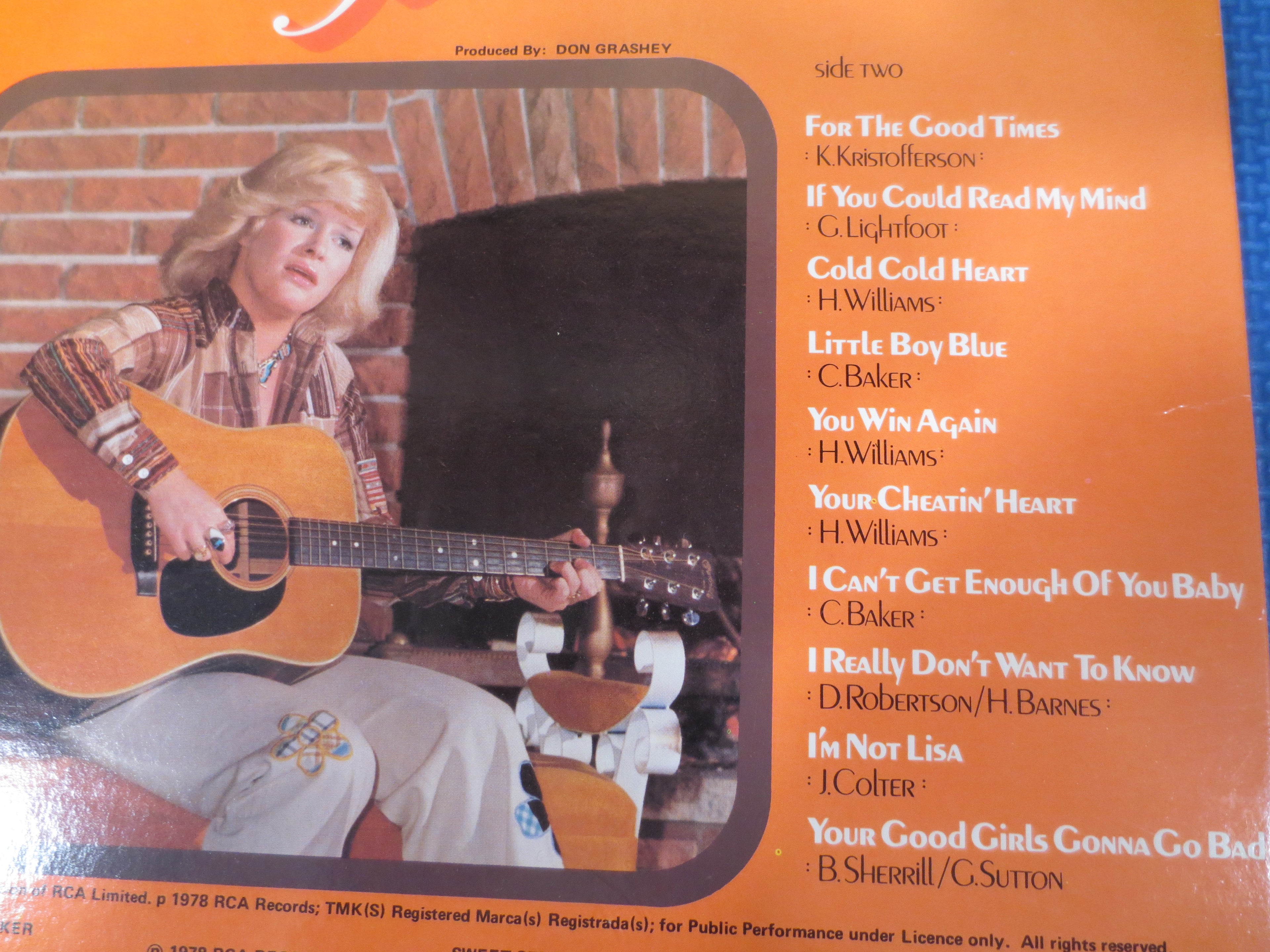 Carroll Baker – 20 Country Classics (1978) Vinyl LP