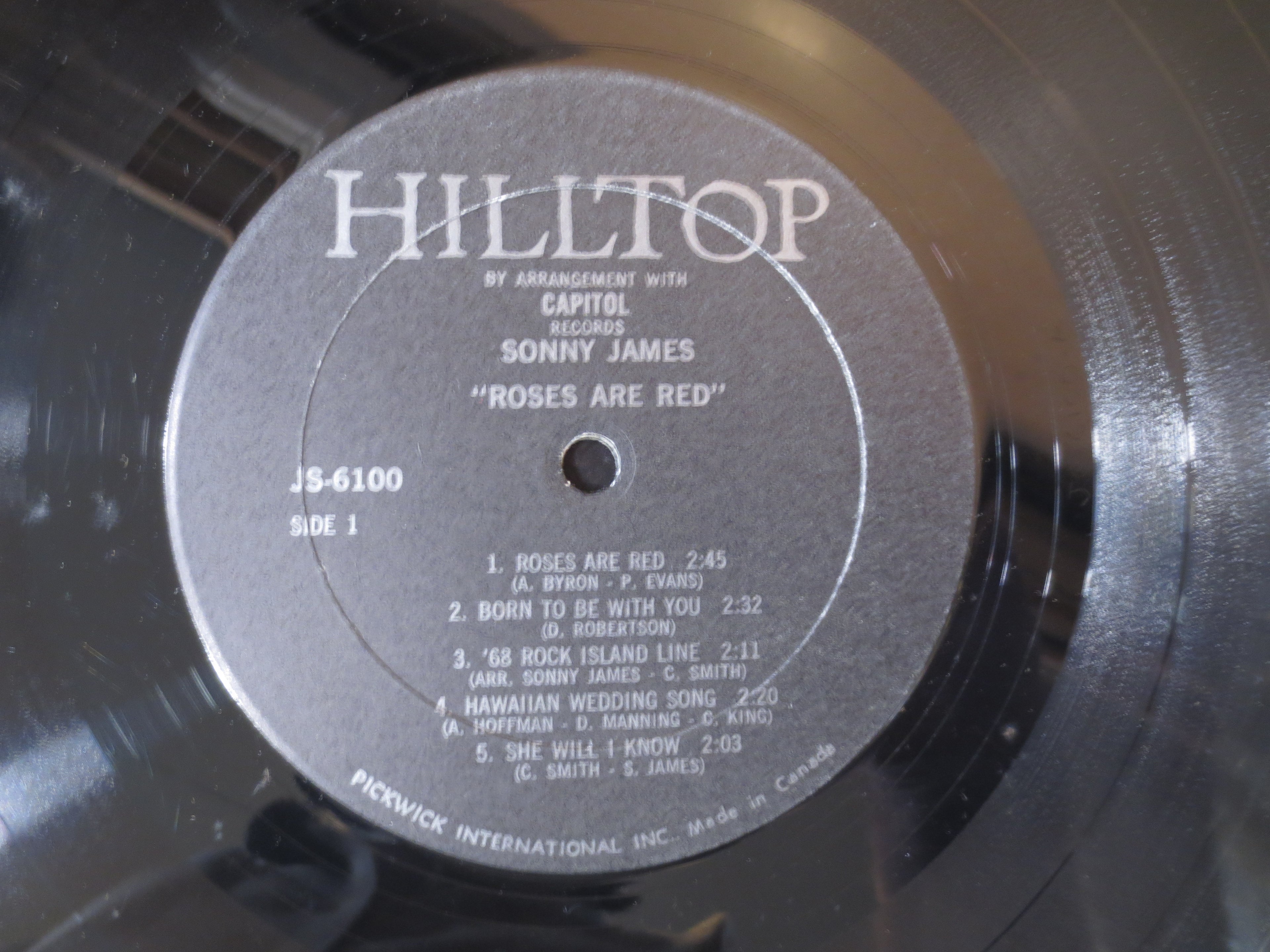 Sonny James – Roses Are Red (1971) Vinyl LP