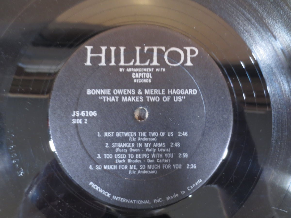 Merle Haggard & Bonnie Owens (1972) Vinyl LP