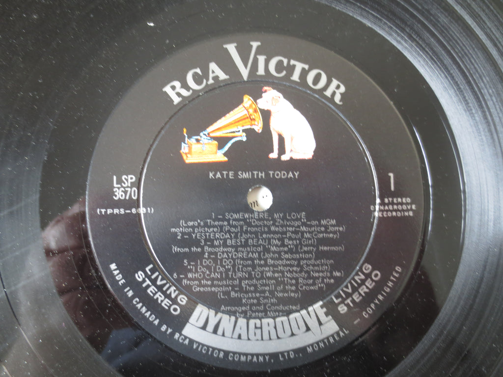 Kate Smith – Today (1966) Vinyl LP