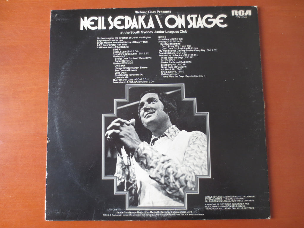 Neil Sedaka – Live in Australia (1976) Vinyl LP