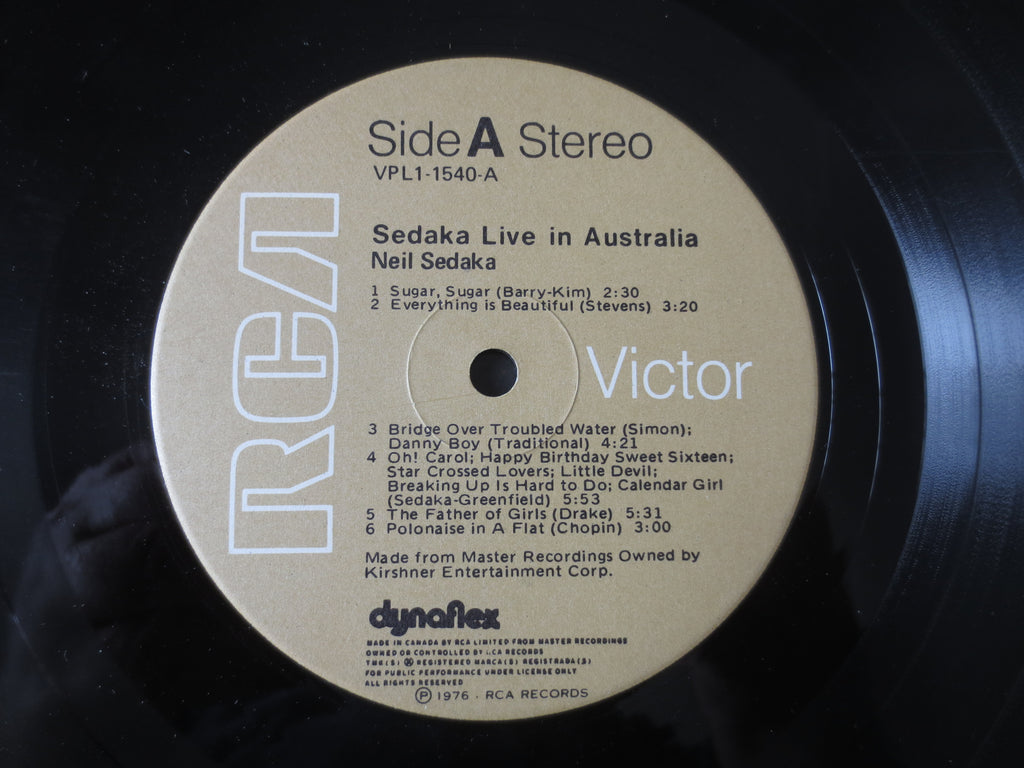 Neil Sedaka – Live in Australia (1976) Vinyl LP
