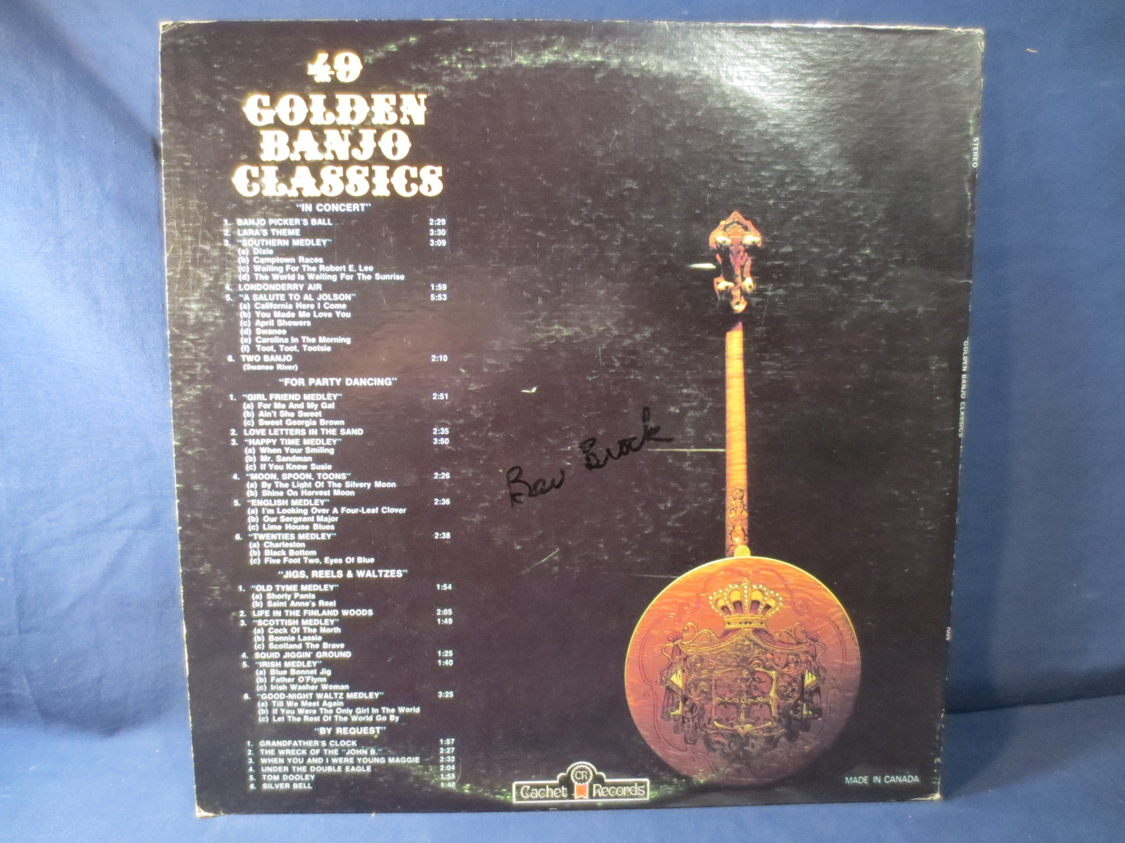 Maurice Bolyer – Golden Banjo Classics (1973) Vinyl 2xLP