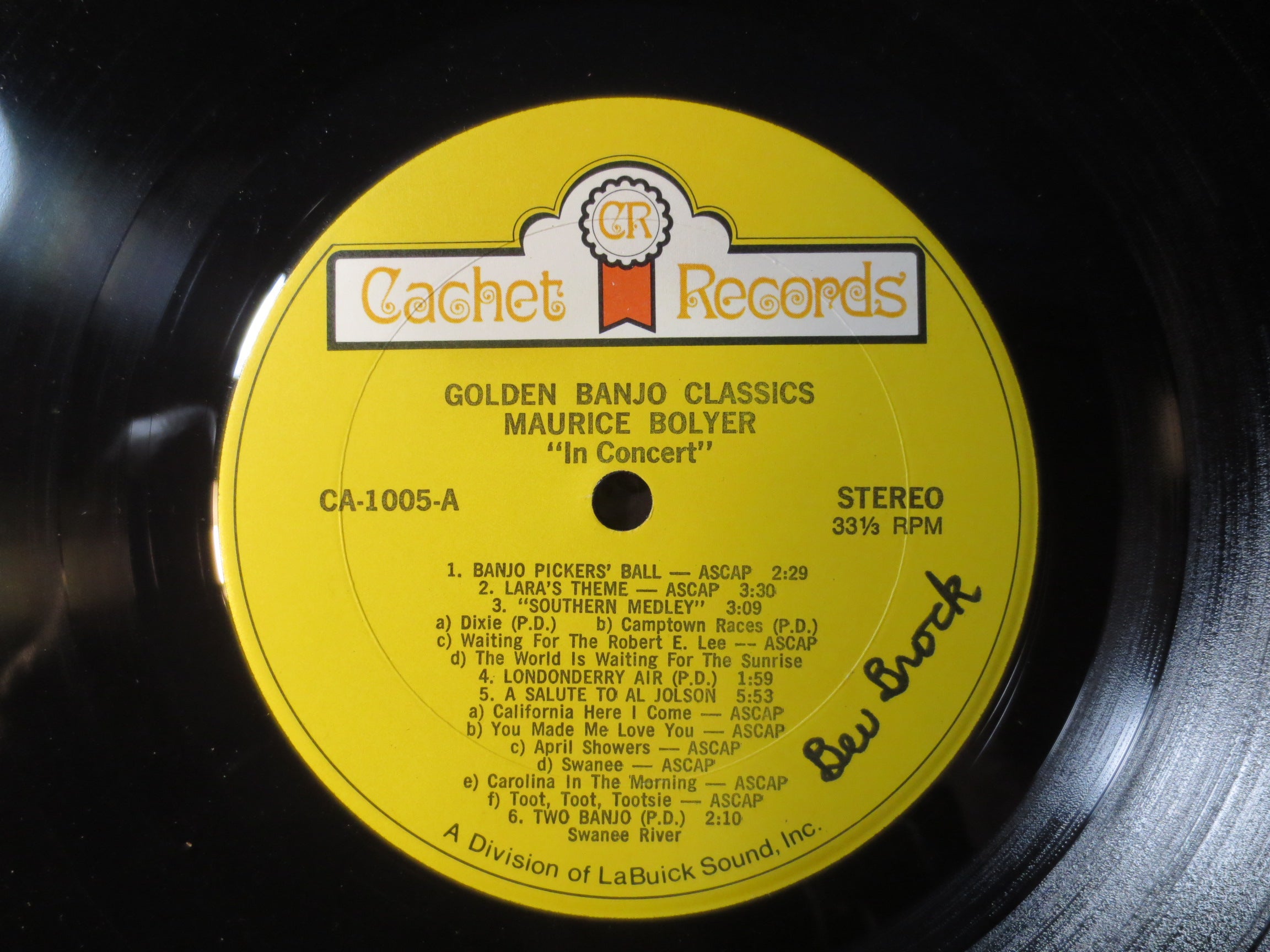 Maurice Bolyer – Golden Banjo Classics (1973) Vinyl 2xLP