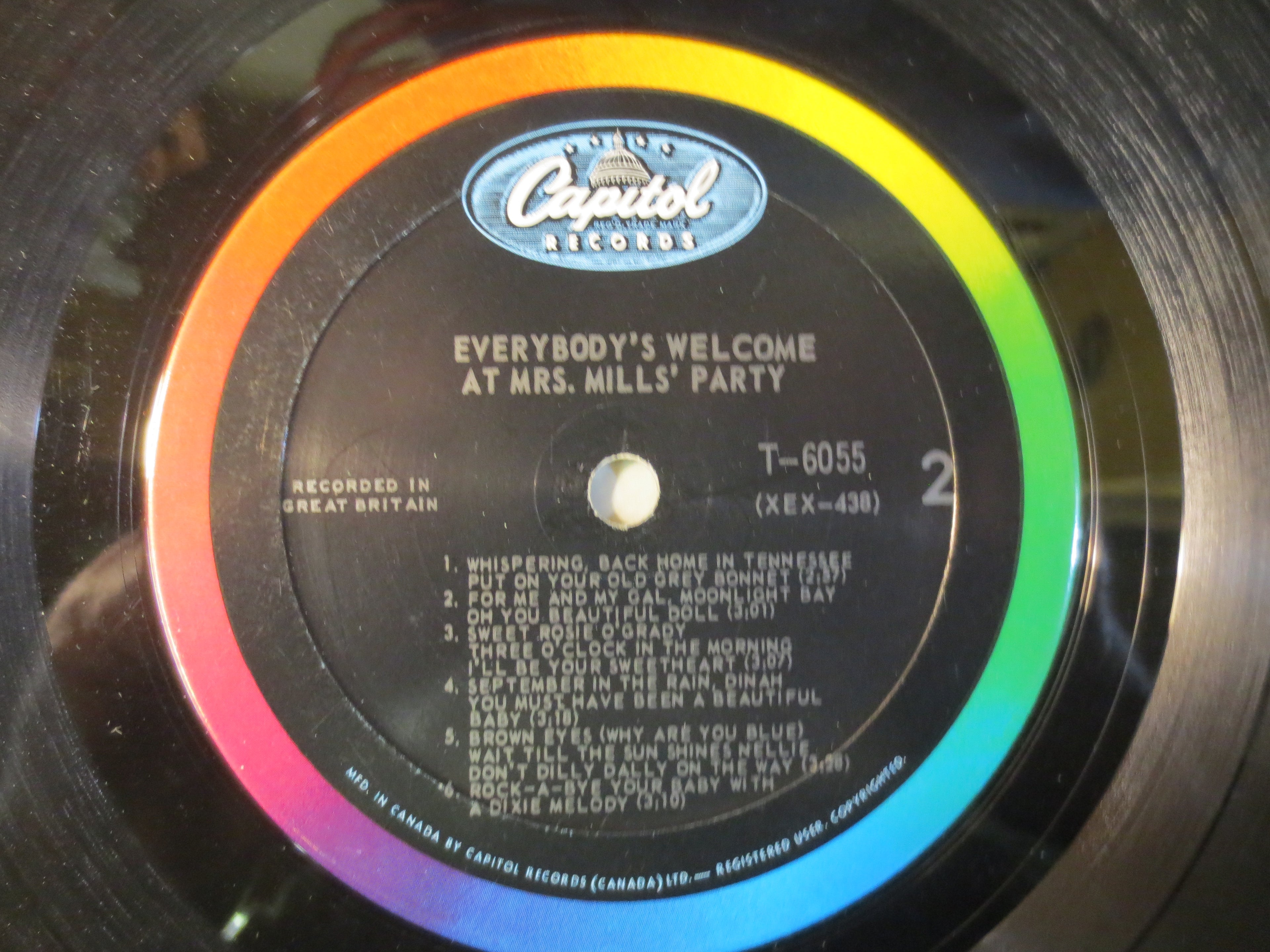 Mrs. Mills – Everybody's Welcome at Mrs. Mills' Party (1964) Vinyl LP
