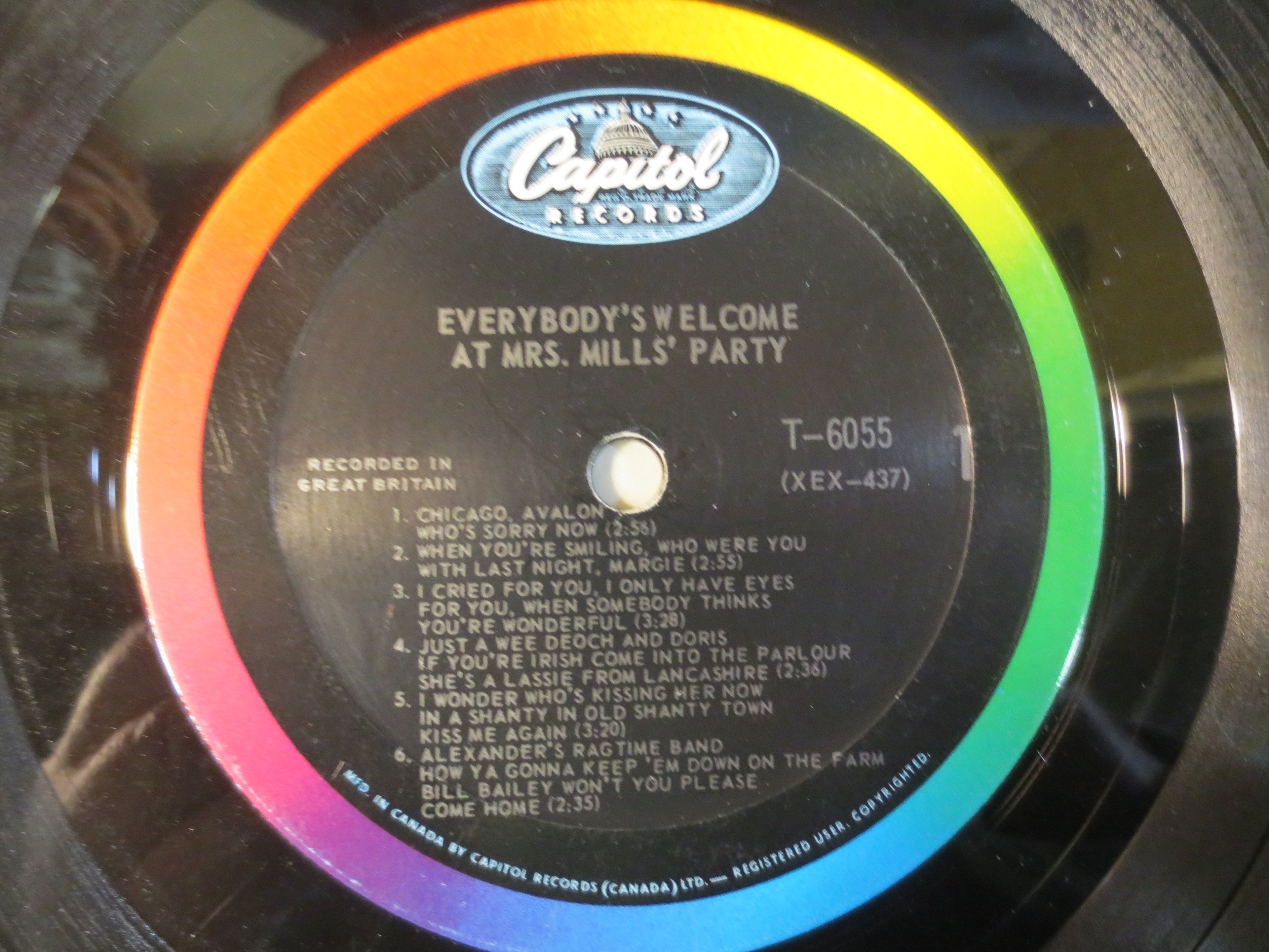 Mrs. Mills – Everybody's Welcome at Mrs. Mills' Party (1964) Vinyl LP