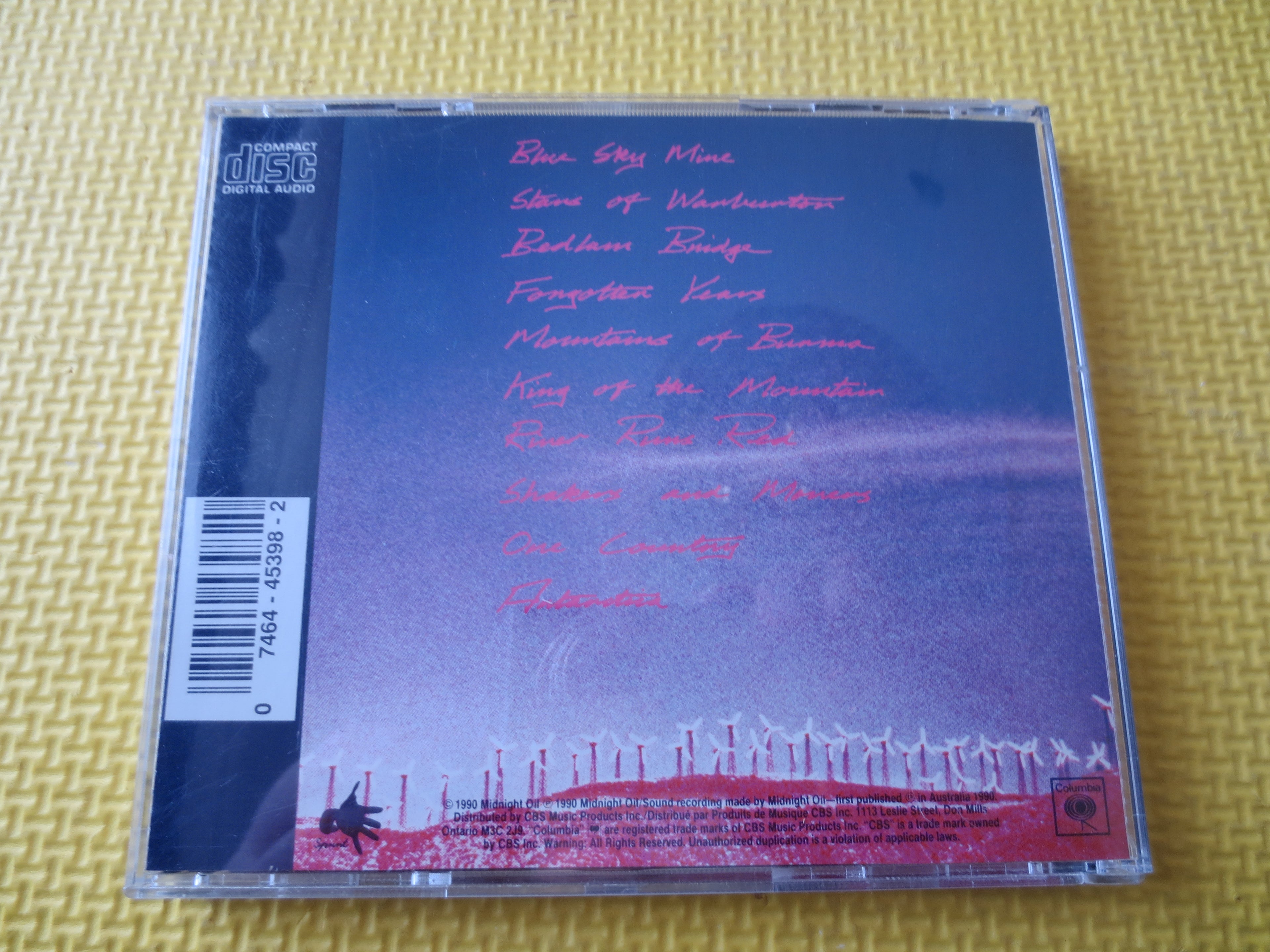 Midnight Oil – Blue Sky Mining (1990) CD